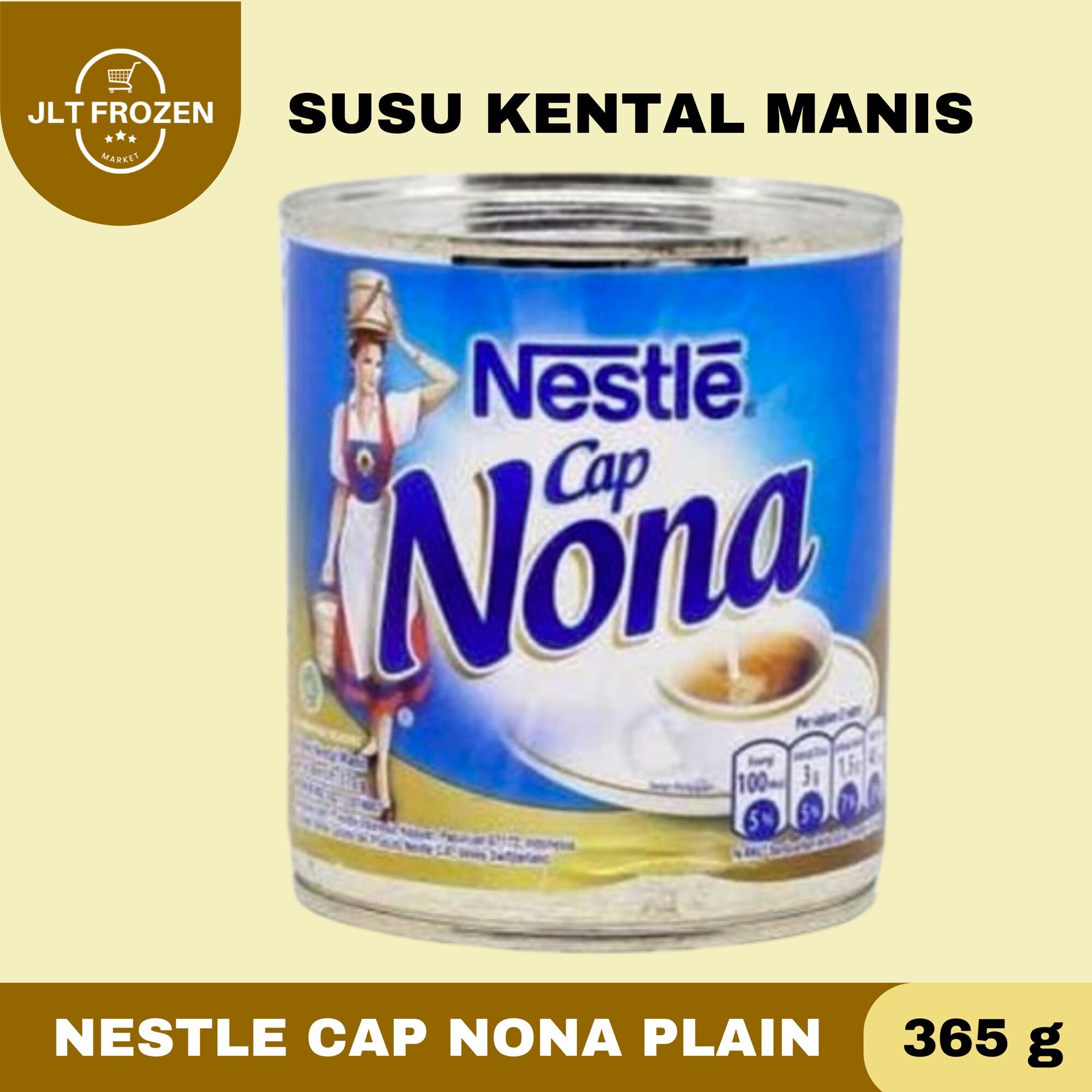 Nestle Cap Nona Plain Susu Kental Manis 365g Lazada Indonesia