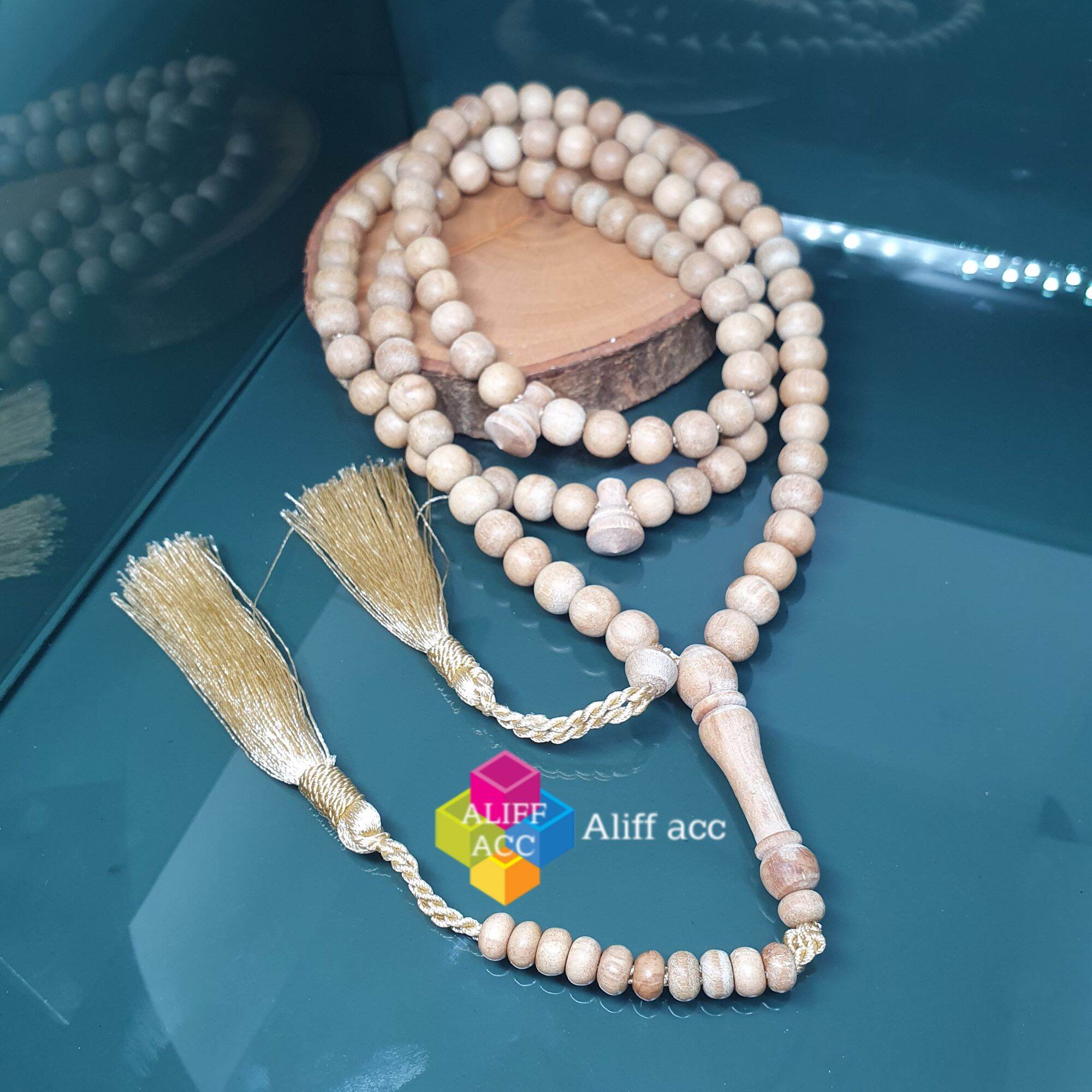 Tasbih Kayu Cendana Wangi Istimewa Butir Mm Lazada Indonesia