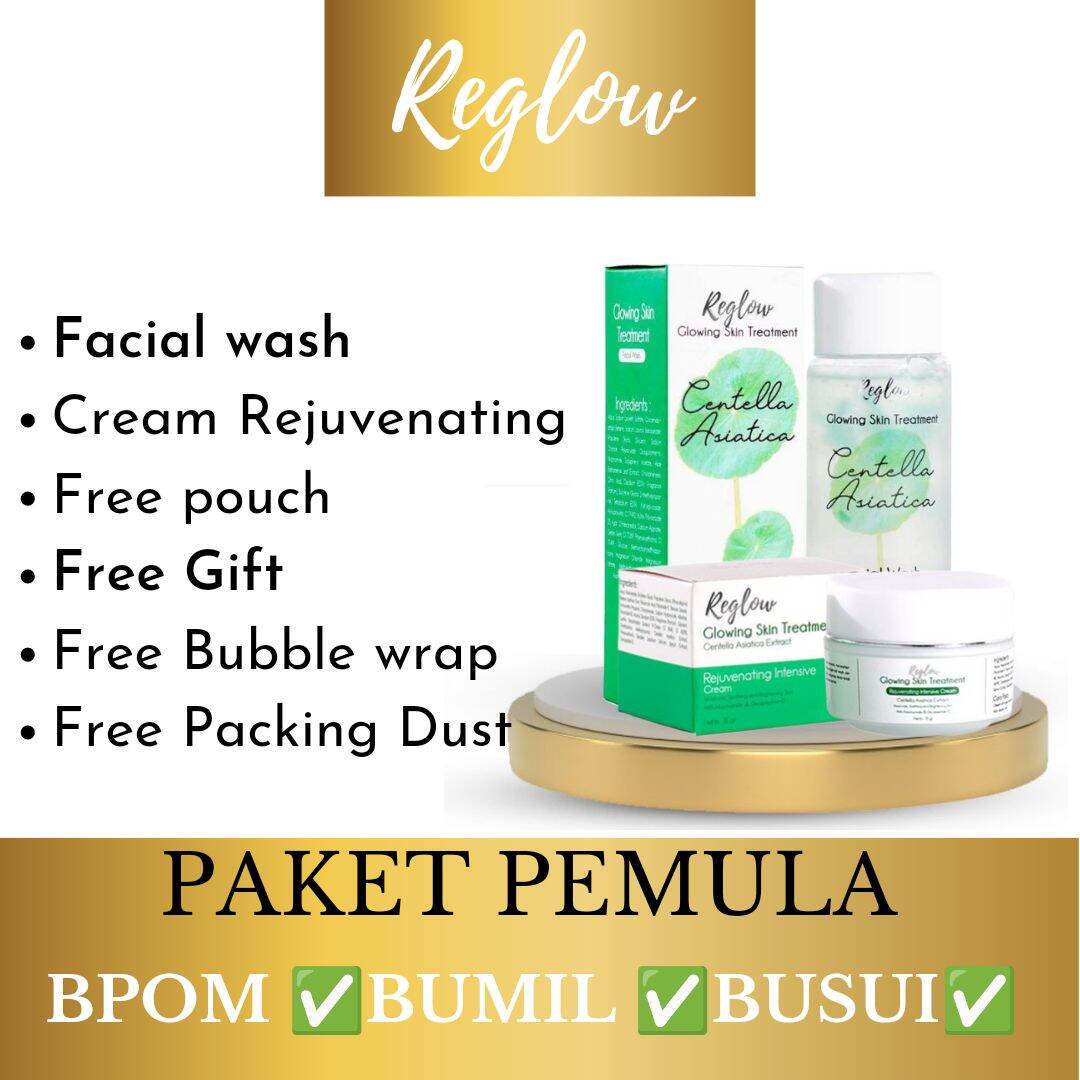 Reglow Skincare Facial Wash Cream Rejuvenating Dan Night Cream Untuk