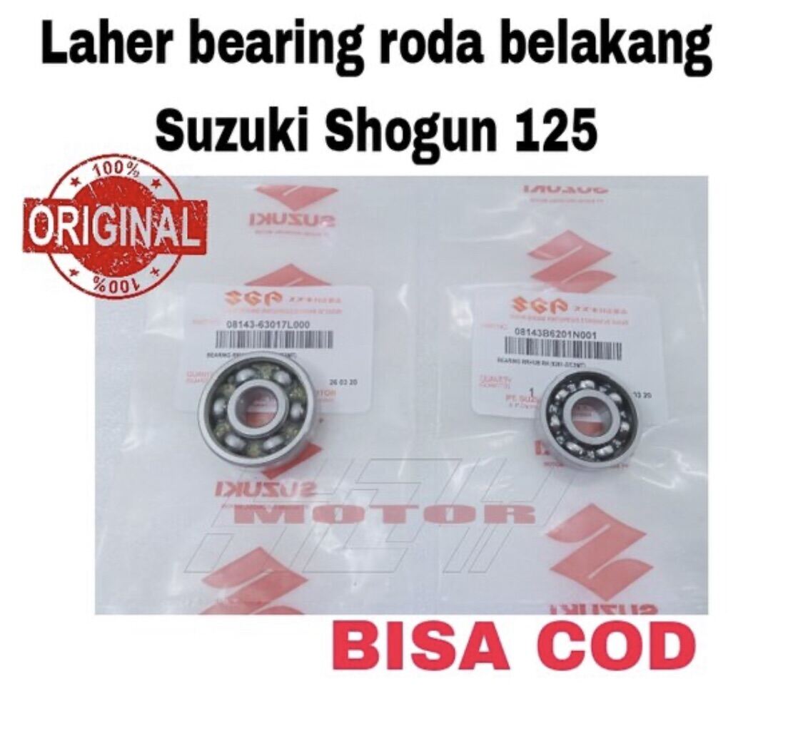 Laher Bearing Bering Roda Belakang Suzuki Shogun 125 Smash Original Sgp