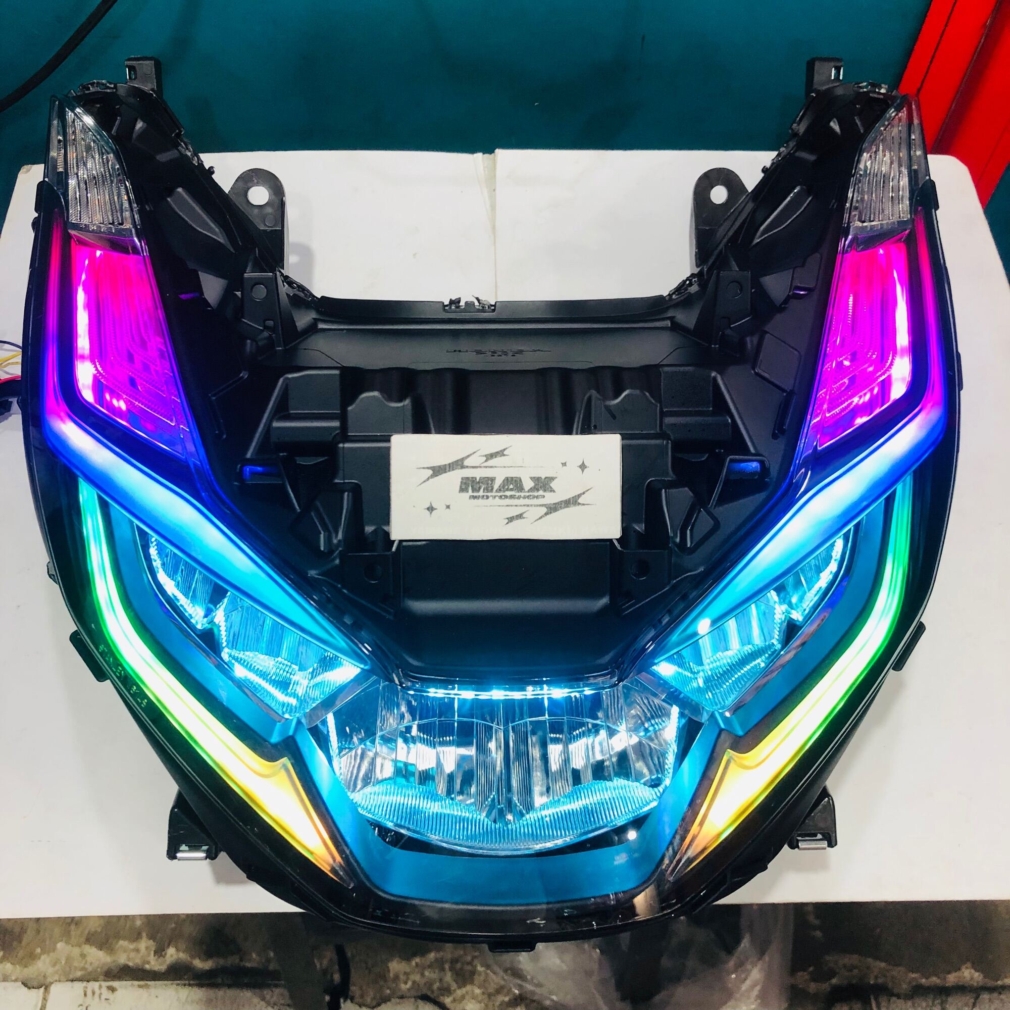 Lampu Depan Led Alis Running Pcx Sepaket Headlamp Reflektor Pcx