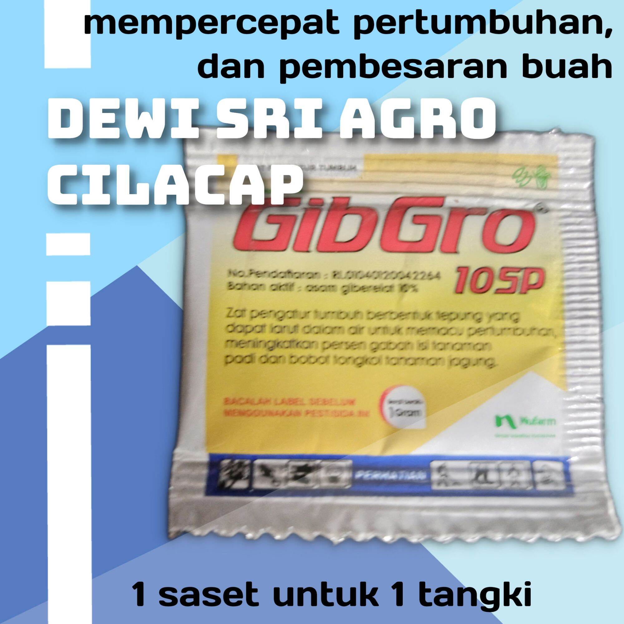 Zpt Gibgro Sp Kemasan Gram Giberelin Acid Lazada Indonesia