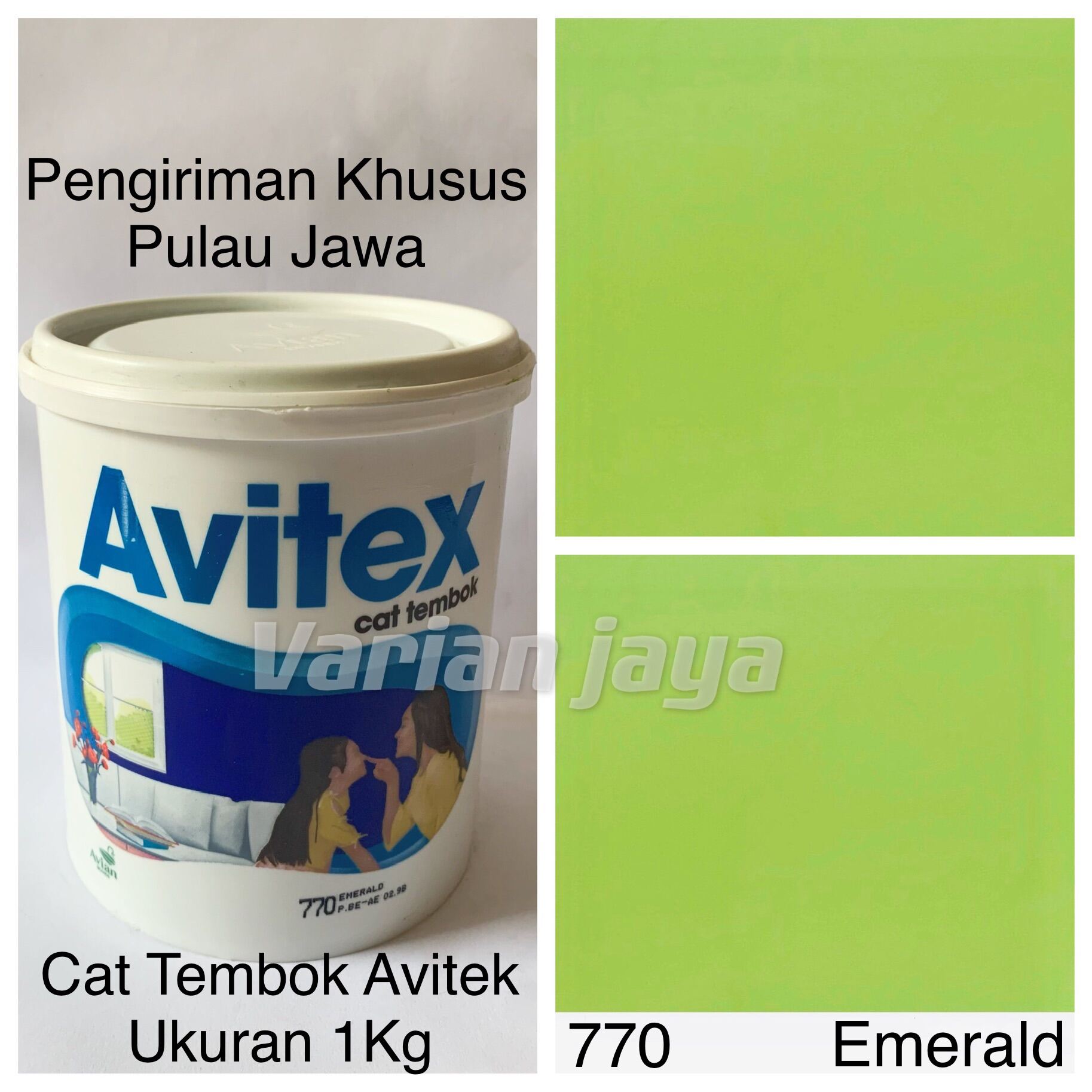 Cat Tembok Avitek 1kg Avian Brands Hijau Terang Avitex Lazada Indonesia