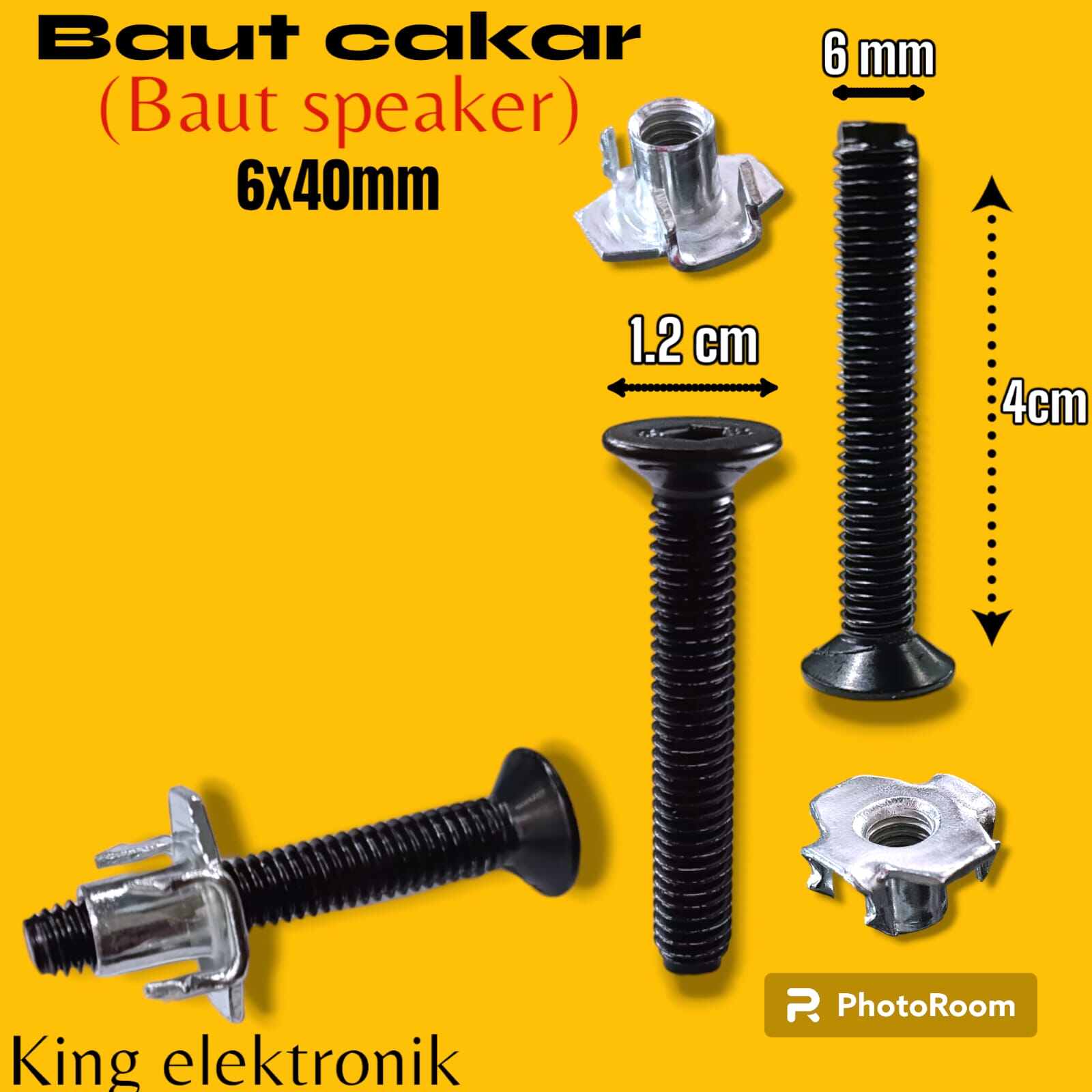 BAUT CAKAR SPEAKER 4CM PLUS MUR Harga Satuan Lazada Indonesia