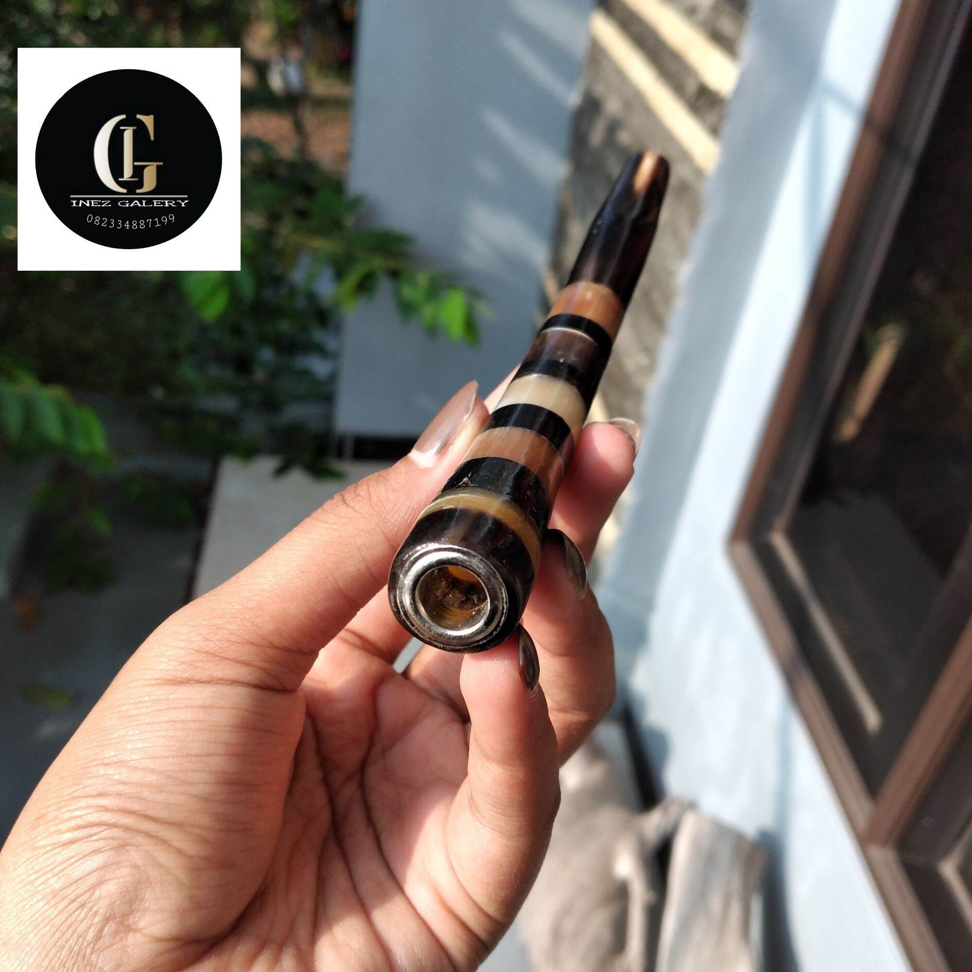 Once Pipa Rokok Tanduk Kerbau Bule Premium M207 Lazada Indonesia