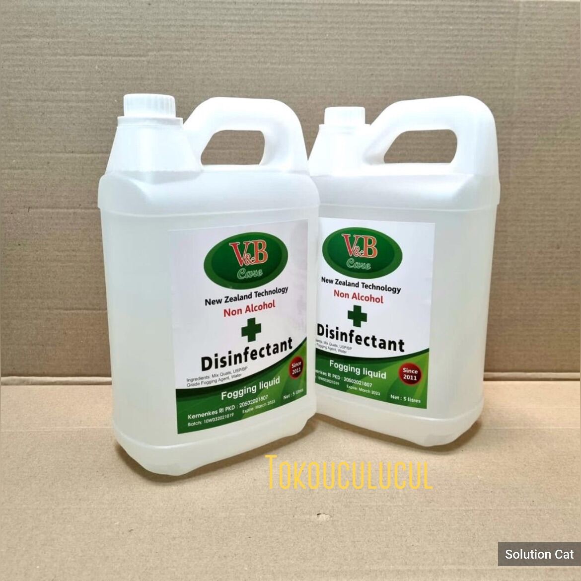 V B Cairan Fogging Disinfektan Liter Disinfectant Fogging Lazada