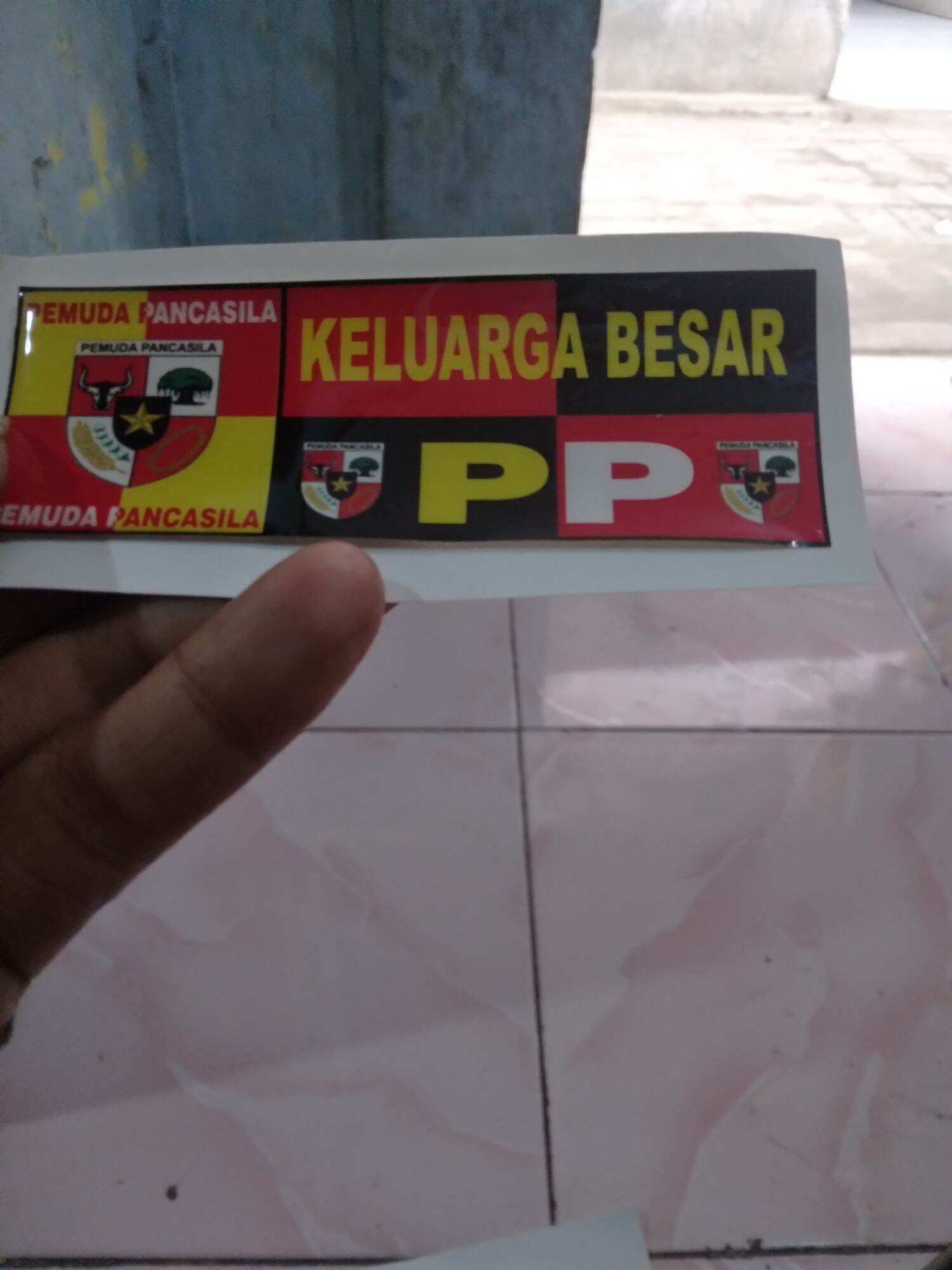 Stiker Resin Bening Timbul Emblem Logo Pemuda Pancasila Lazada