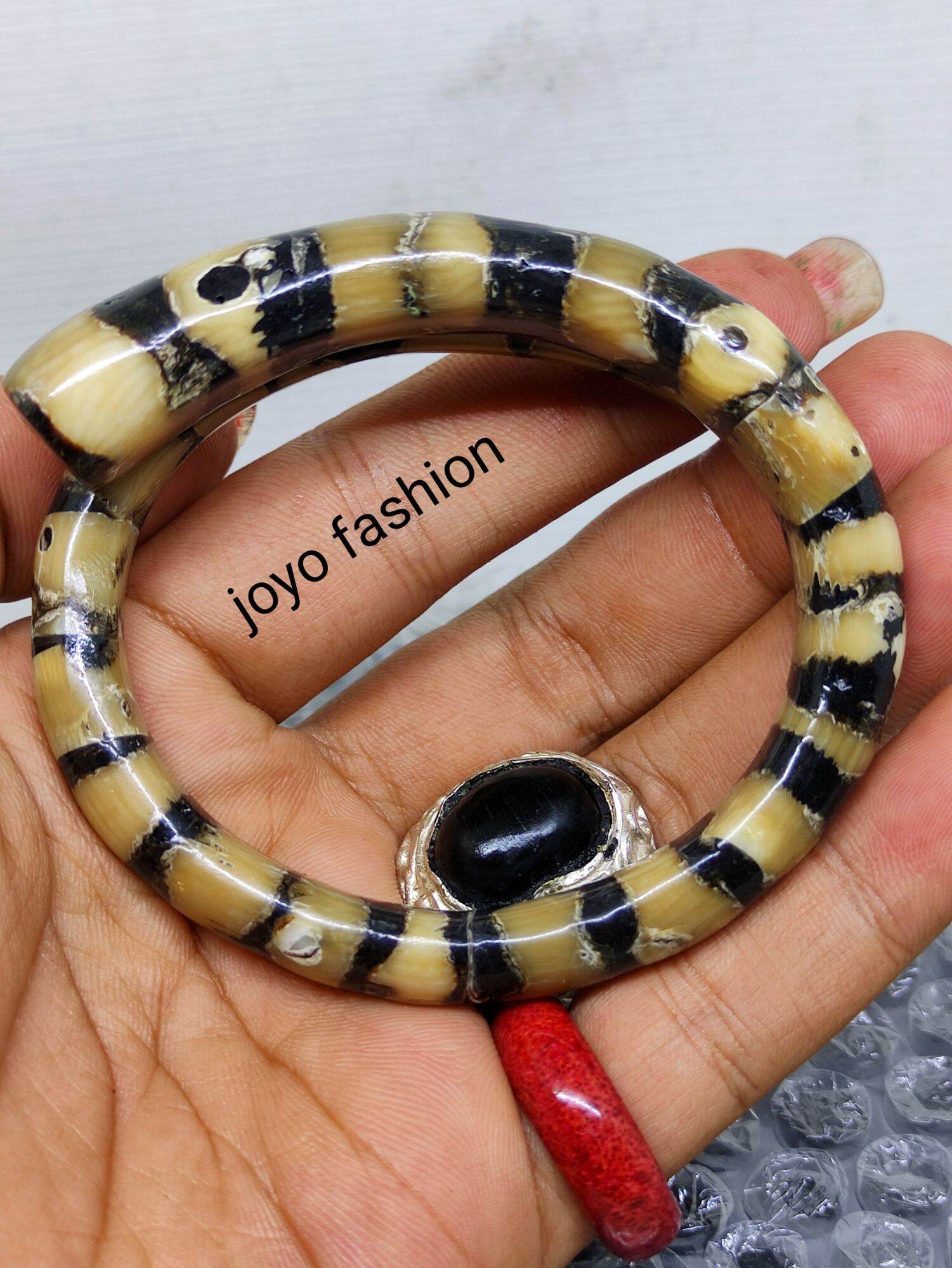 Gelang Akar Bahar Asli Fosil Batu Motif Ular Sanca Lazada Indonesia