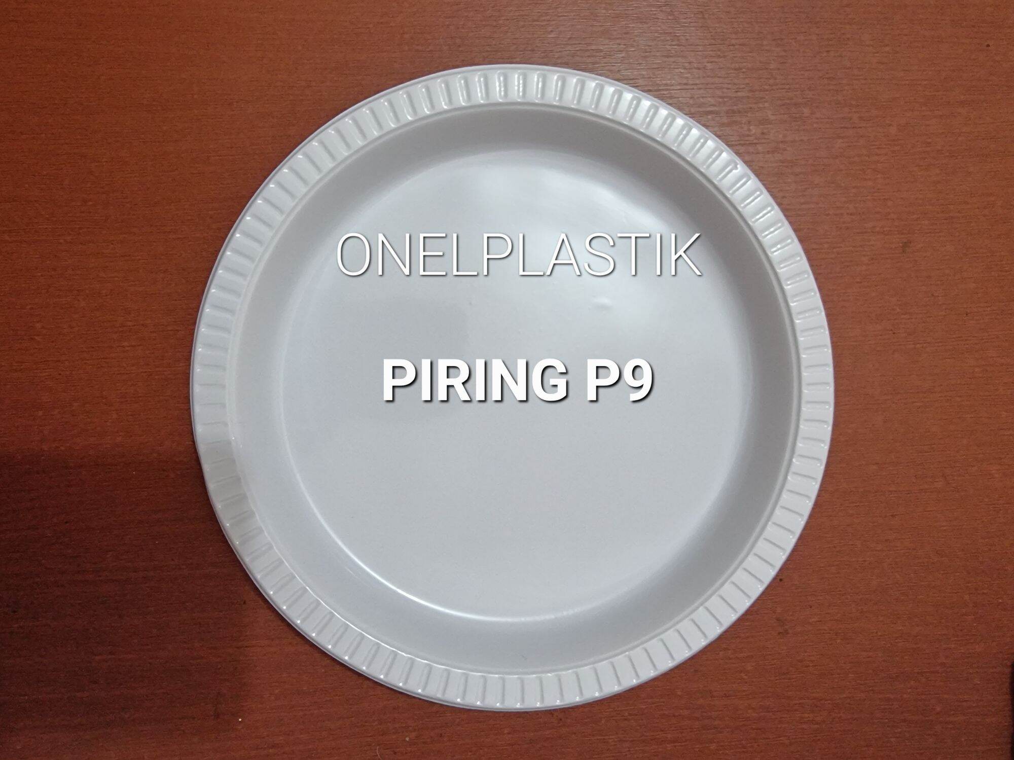 Piring Plastik Putih Susu Besar Piring Plastik P9 Isi 50 Pcs Lazada