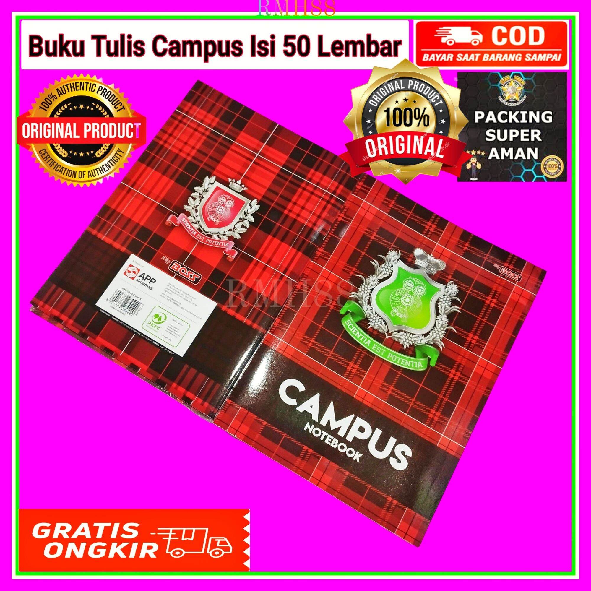 Buku Tulis Campus Bigboss Isi Lembar Pak Isi Buku Lazada Indonesia