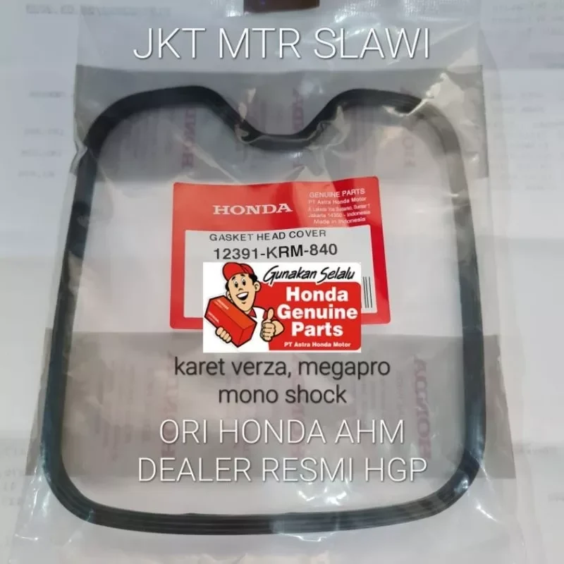 Krm Gasket Head Cover Karet Head Verza Megapro Monoshock Ori