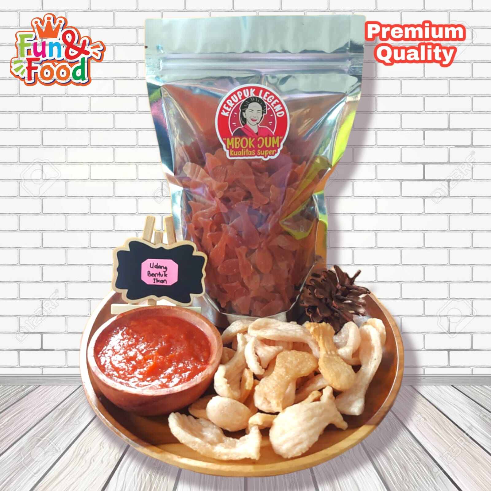 Kerupuk Mentah Krupuk Kering Kerupuk Udang Bentuk Ikan Kualitas Premium