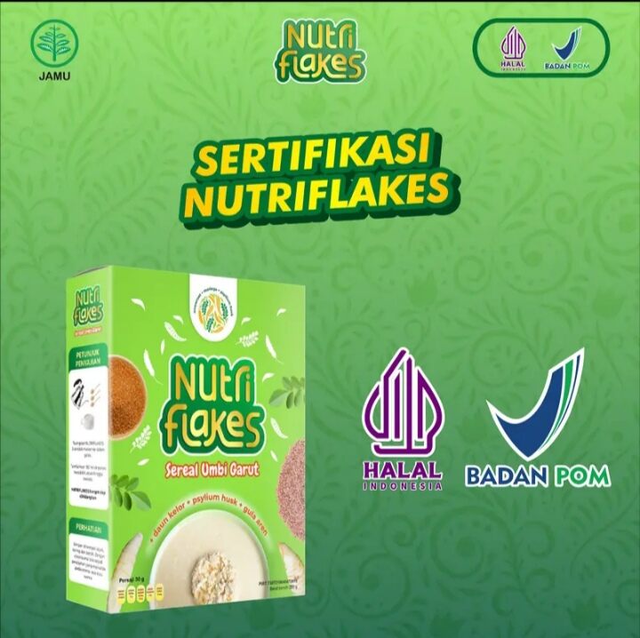 Nutriflakes Asli Original Minuman Sereal Umbi Garut Lazada Indonesia