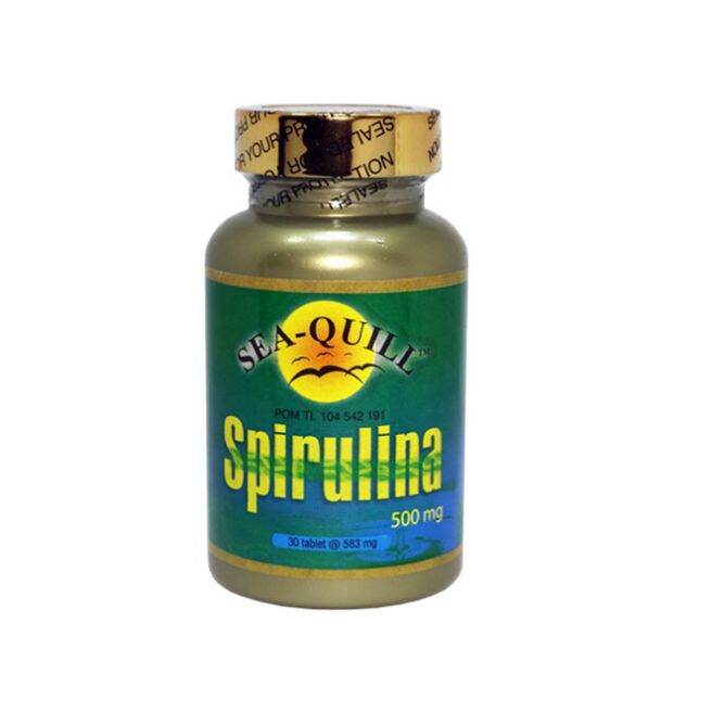 SEA QUILL SPIRULINA 30 TABLET Sea Quill Spirulina Isi 30 Distributor