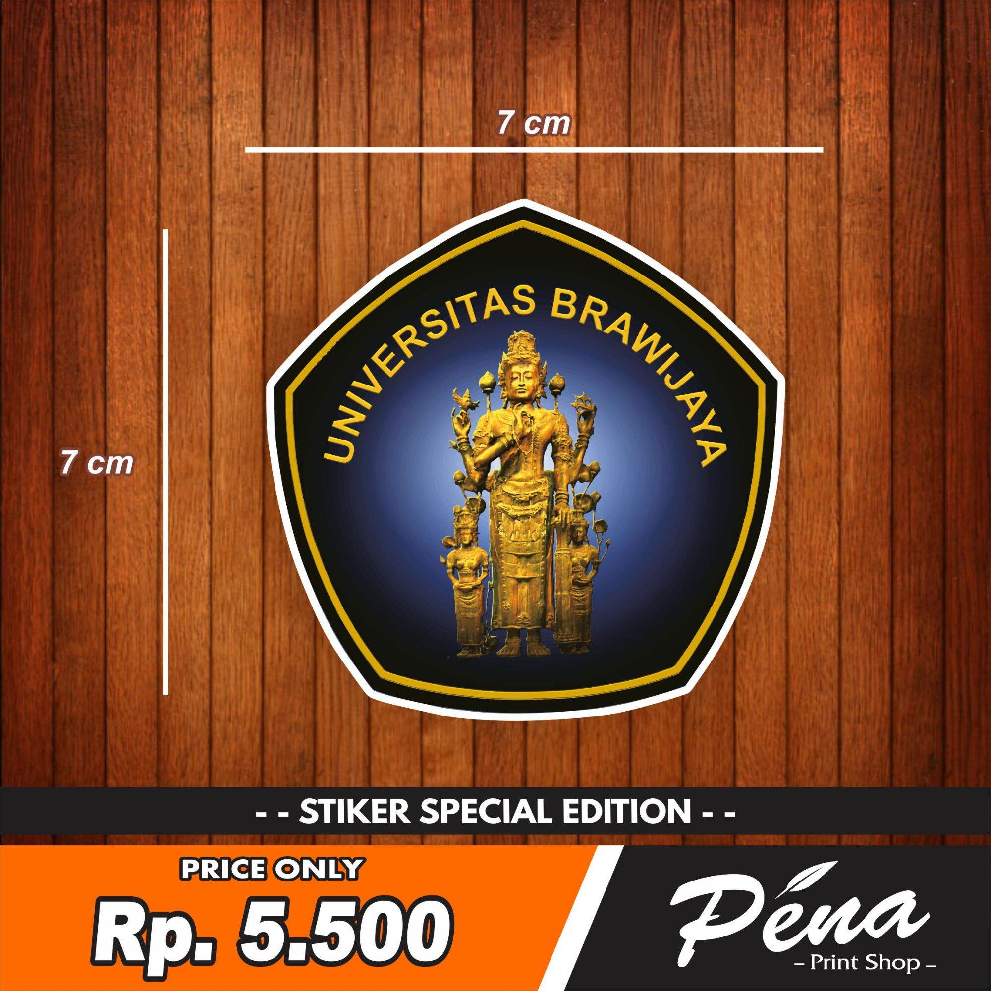 Sticker Stiker UB Universitas Brawijaya Malang Lazada Indonesia