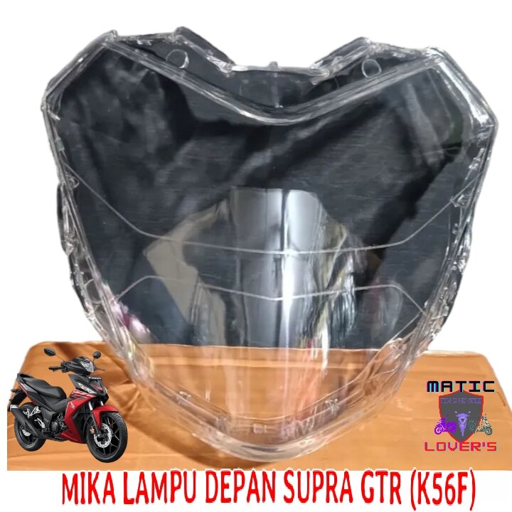 Mika Kaca Reflektor Lampu Depan Supra Gtr 150 K56f Bening Lazada