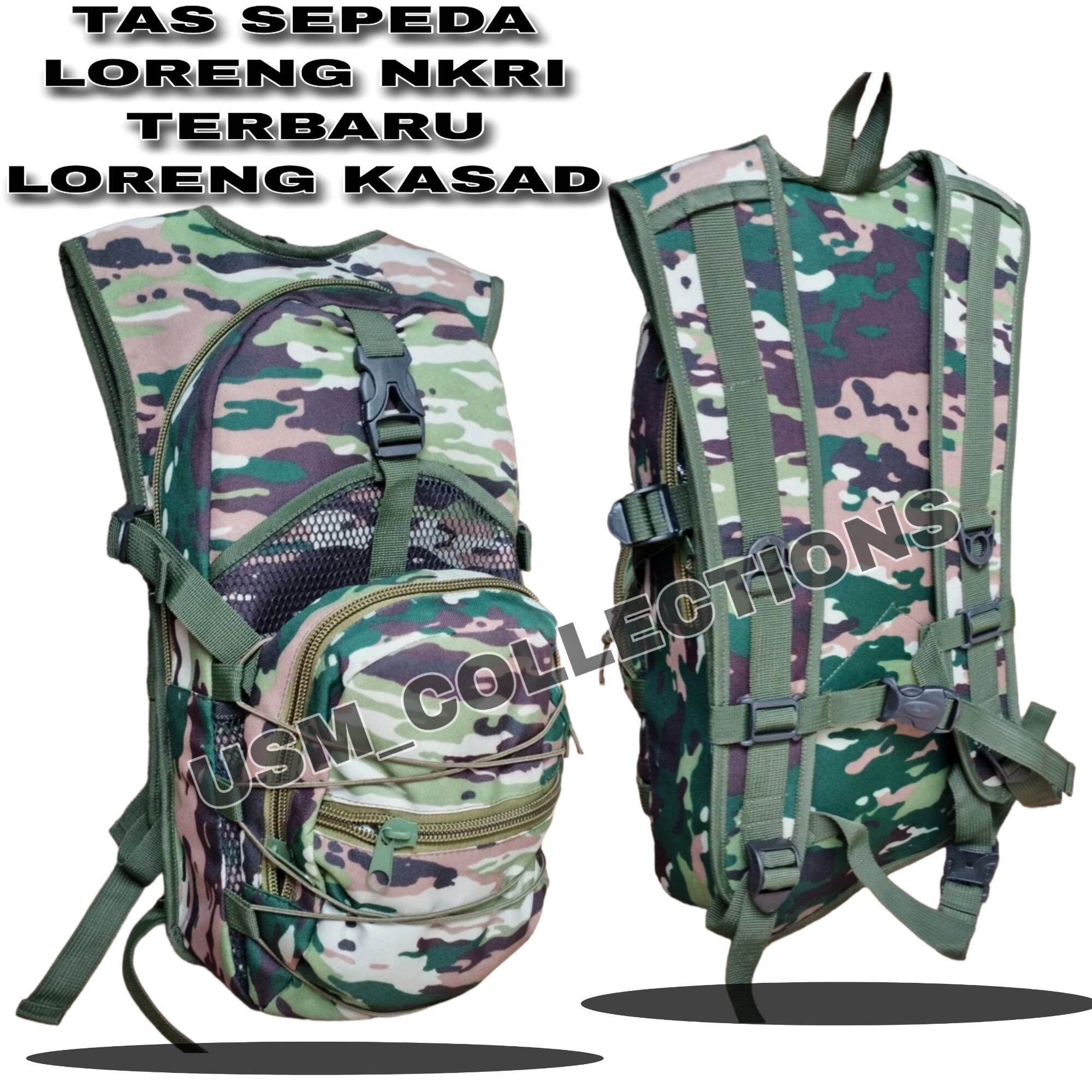 Tas Sepeda Loreng Nkri Terbaru Tas Ransel Army Loreng Terbaru Tas