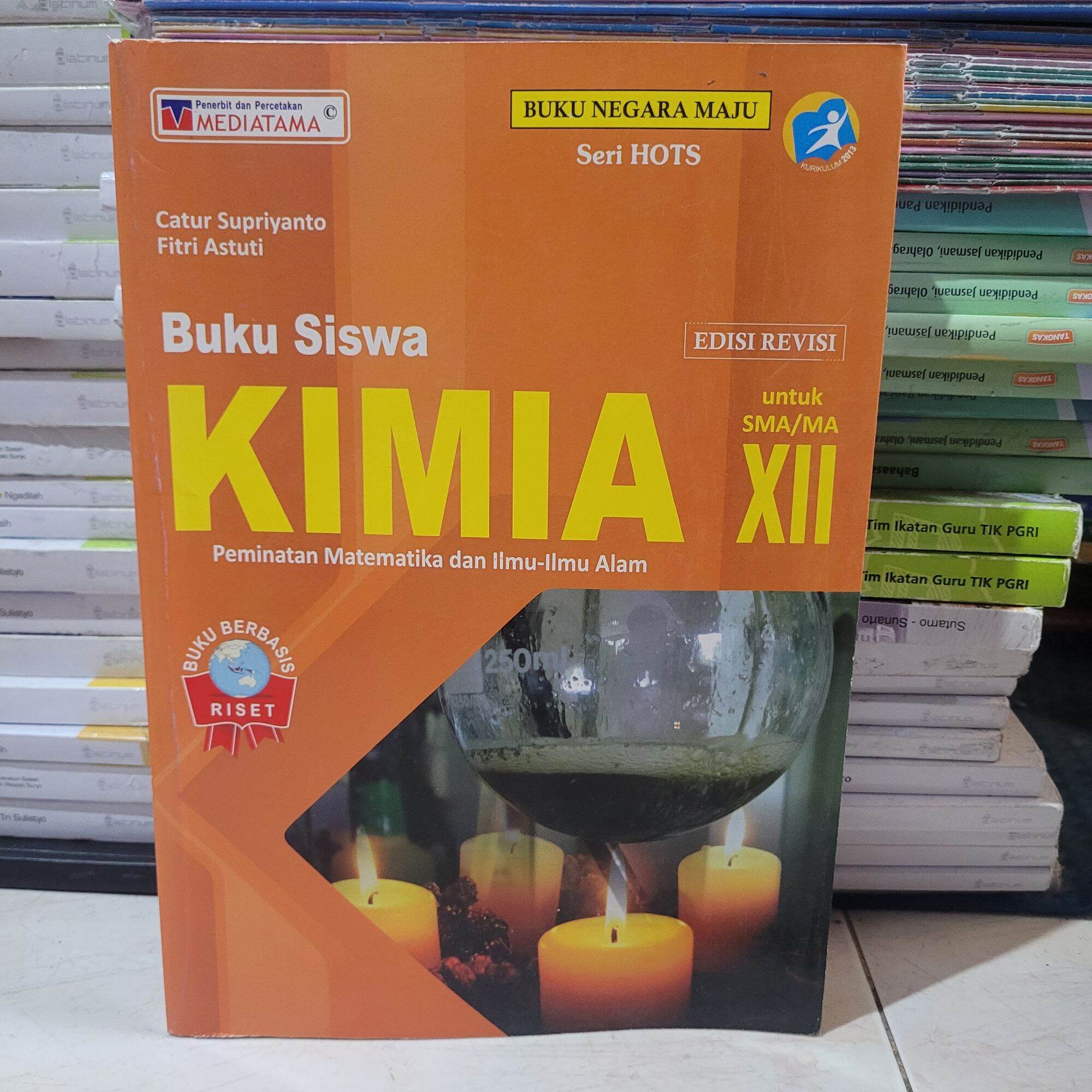 BUKU SISWA KIMIA KELAS 3 SMA K13 REVISI MEDIATAMA RISET Lazada Indonesia