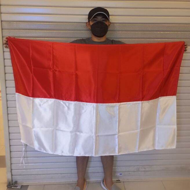 BENDERA MERAH PUTIH INDONESIA UKURAN 100 X 150 Cm Lazada Indonesia