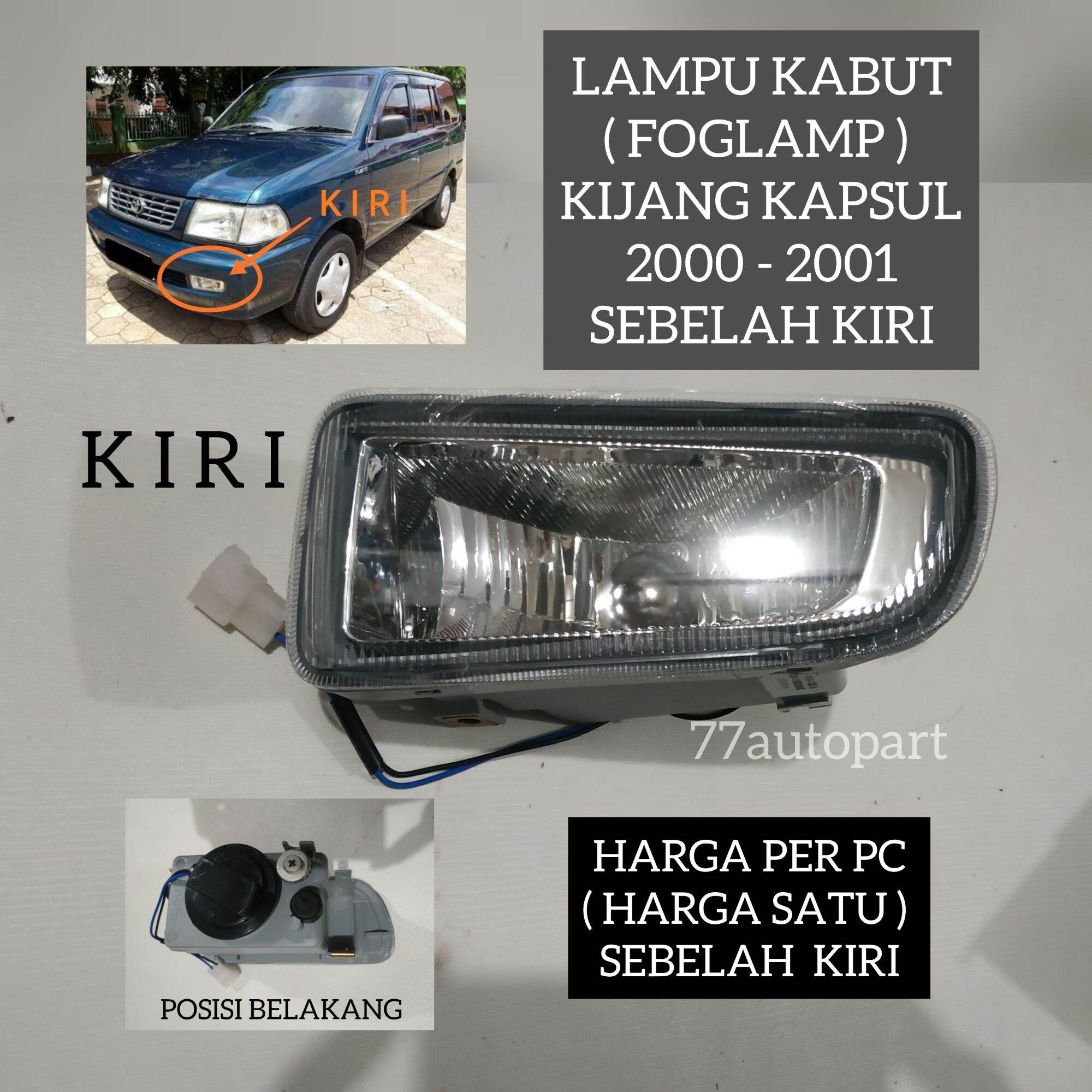 Lampu Kabut Foglamp Kiri Kijang Kapsul 2000 2001 2002 Lazada Indonesia