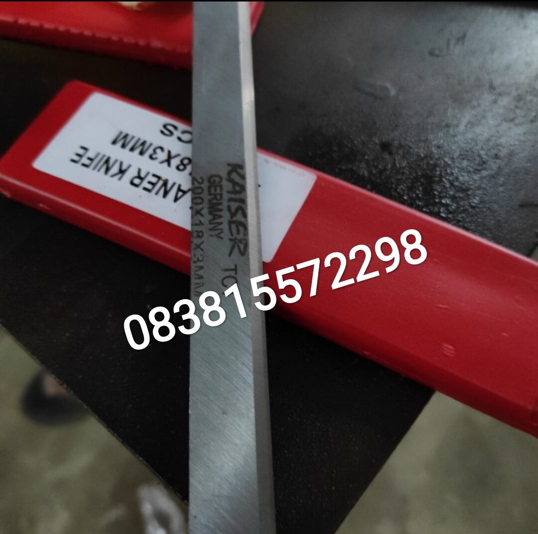 Mata Planer TCT 200x18x3mm KAISER Pisau Mesin Ketam Jointer Sugu Kayu