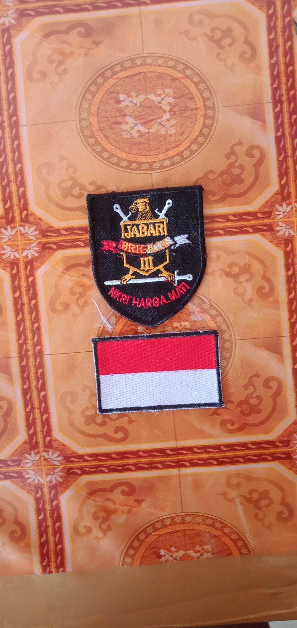 Logo Bordir Laskar Merah Putih Atribut Brigade Laskar Merah Putih