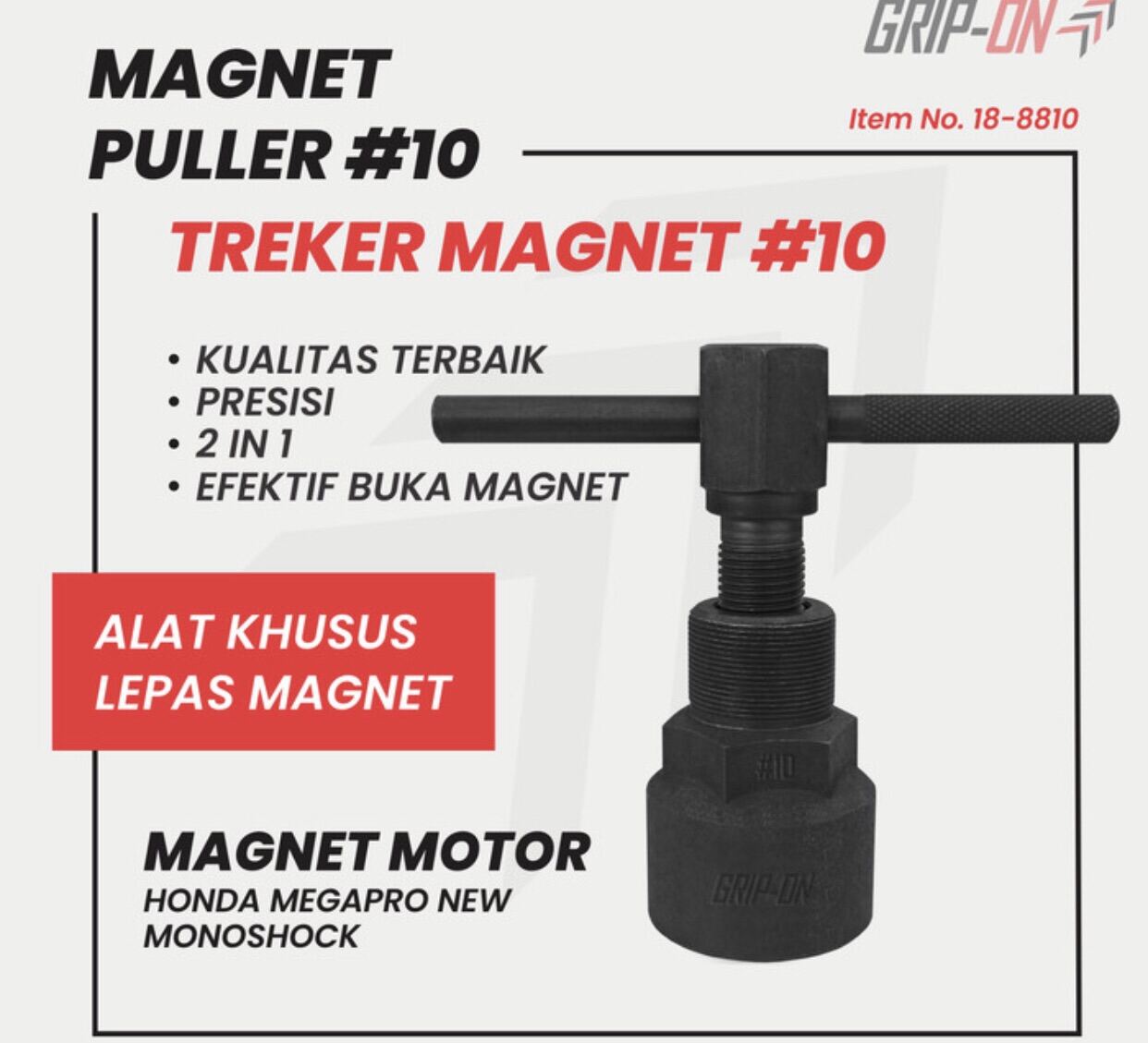 Treker Magnet No Grip On Magnet Puller Honda Megapro Monoshock