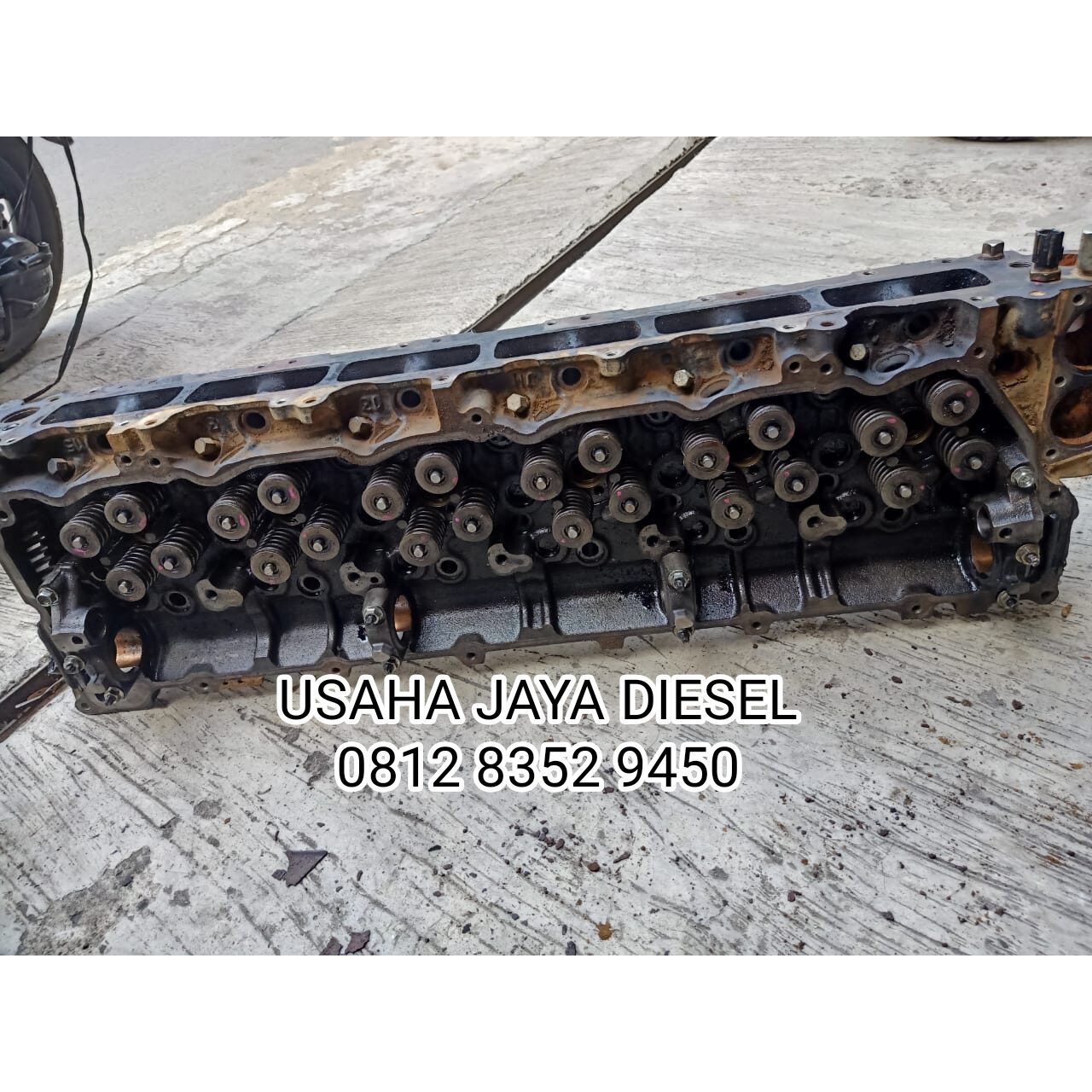 Cylinder Head Assy Isuzu Giga Fvz Fvm H K Copotan Asli