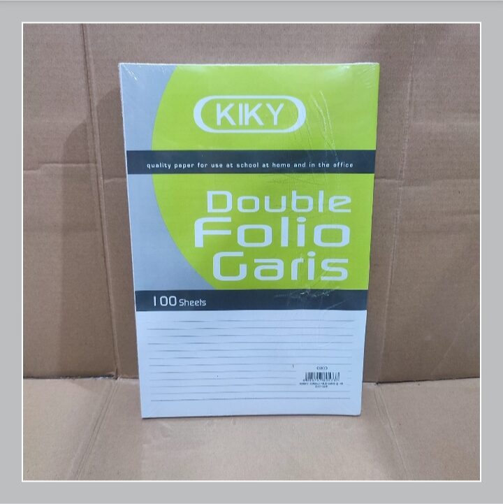 1 Pak Double Folio Bergaris Kiki Isi 100 Lembar Lazada Indonesia