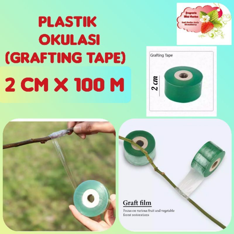 Plastik Okulasi Grafting Tape Plastik Sambung Pucuk Cm X M