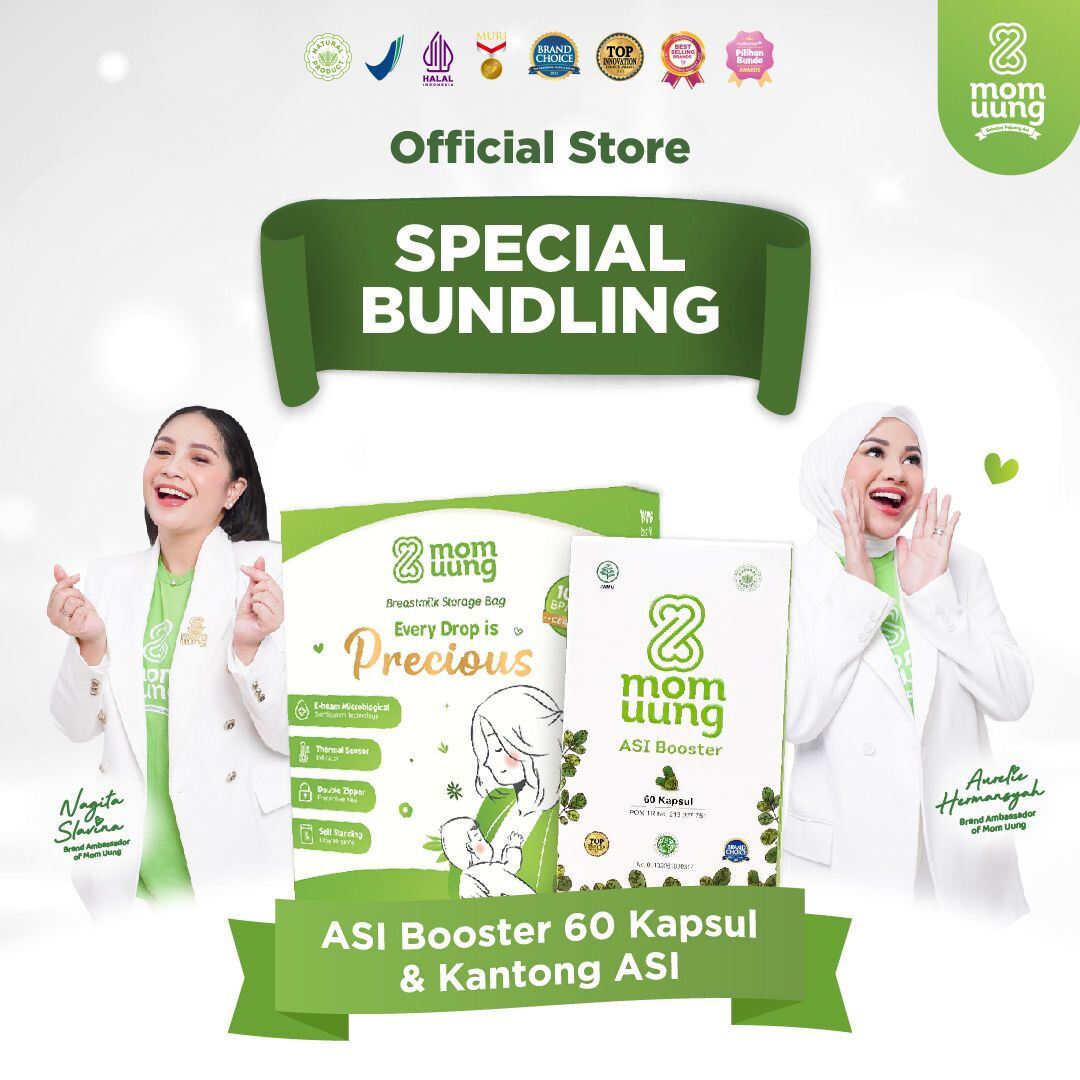 Mom Uung Special Bundling ASI Booster Kantong ASI 100 ML Mom Uung