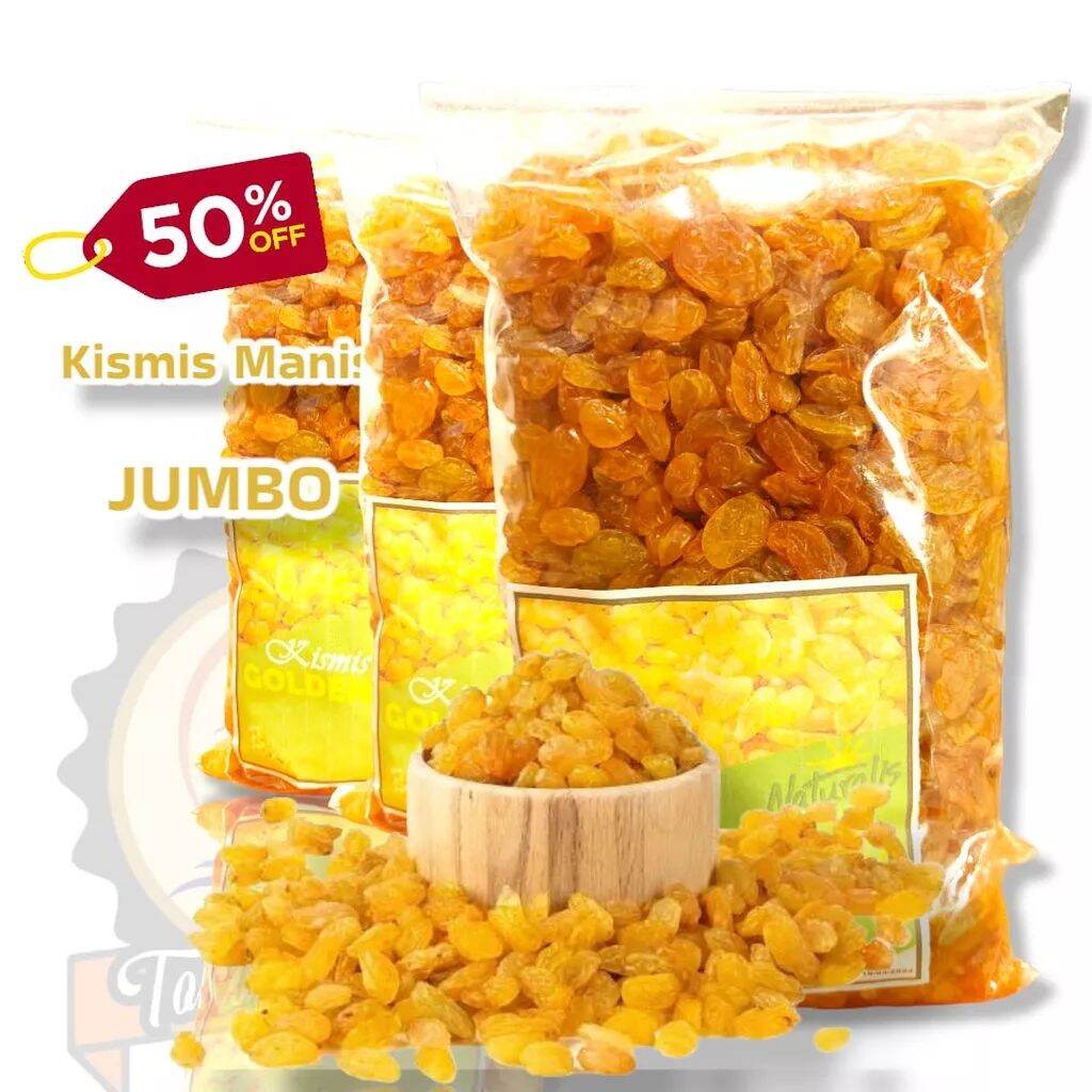 Kismis Premium Golden Raisin Asli Kismis Asam Manis Kismis Premium