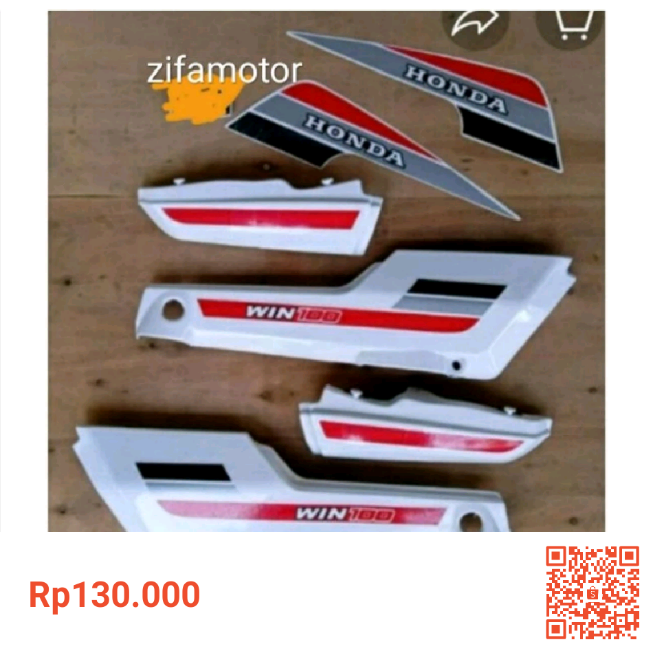 Body Kanan Kiri Box Aki Setiker Honda Win Warna Putih Lazada