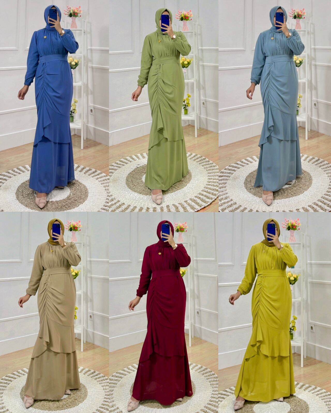 Aurora Maxi Dress Gamis Duyung Dress Mermaid Lazada Indonesia