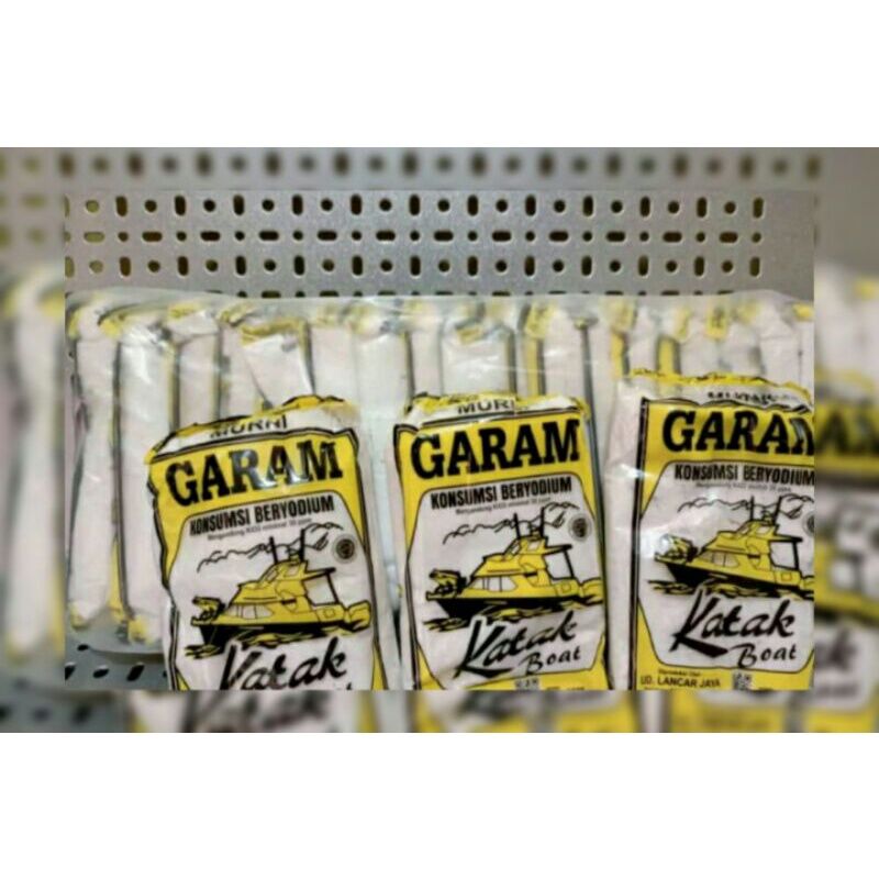 2pcs Cap Katak Garam Beryodium 200 Gr Garam Dapur Cap Katak 200 Gram