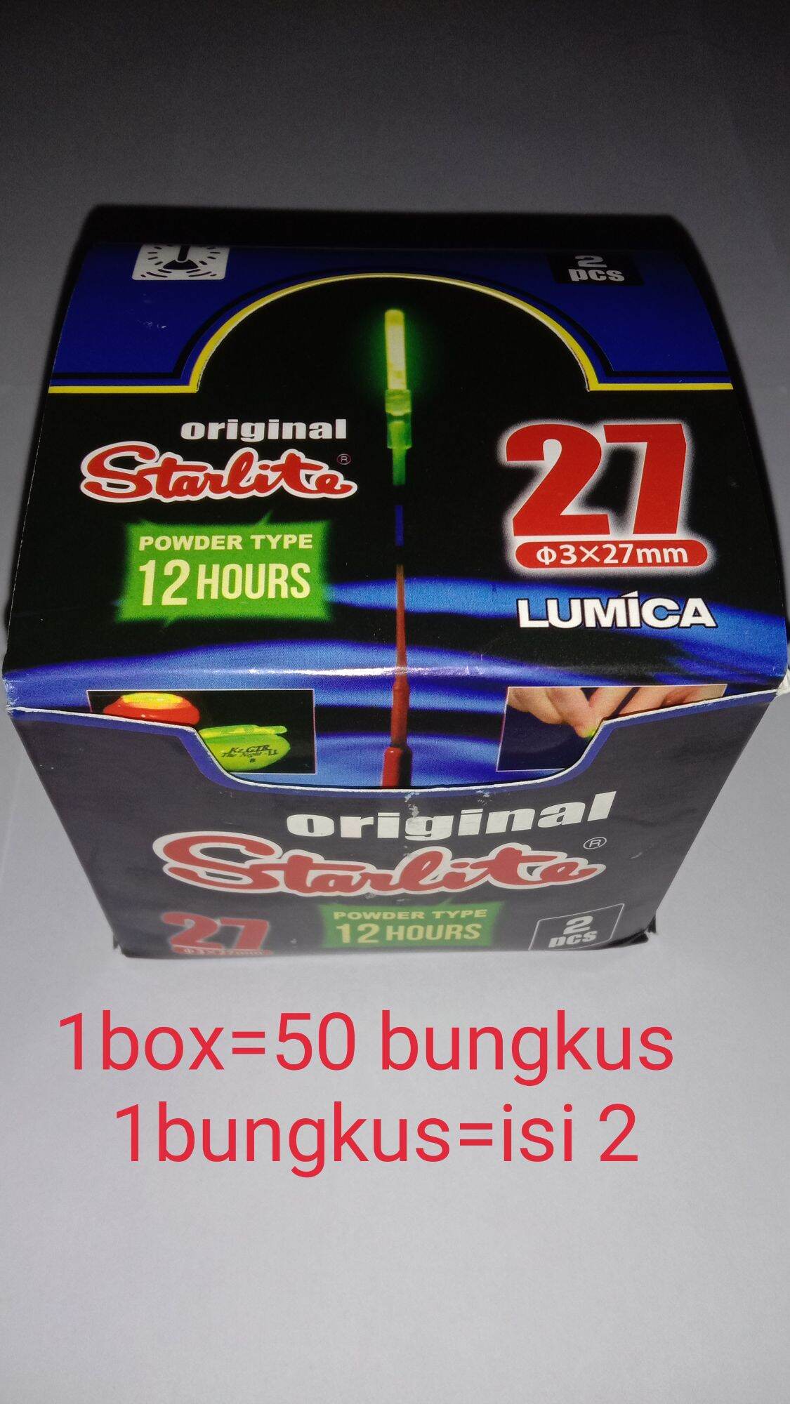 1box Starlite Pancing Light Stick Pancing Isi 2 Lazada Indonesia