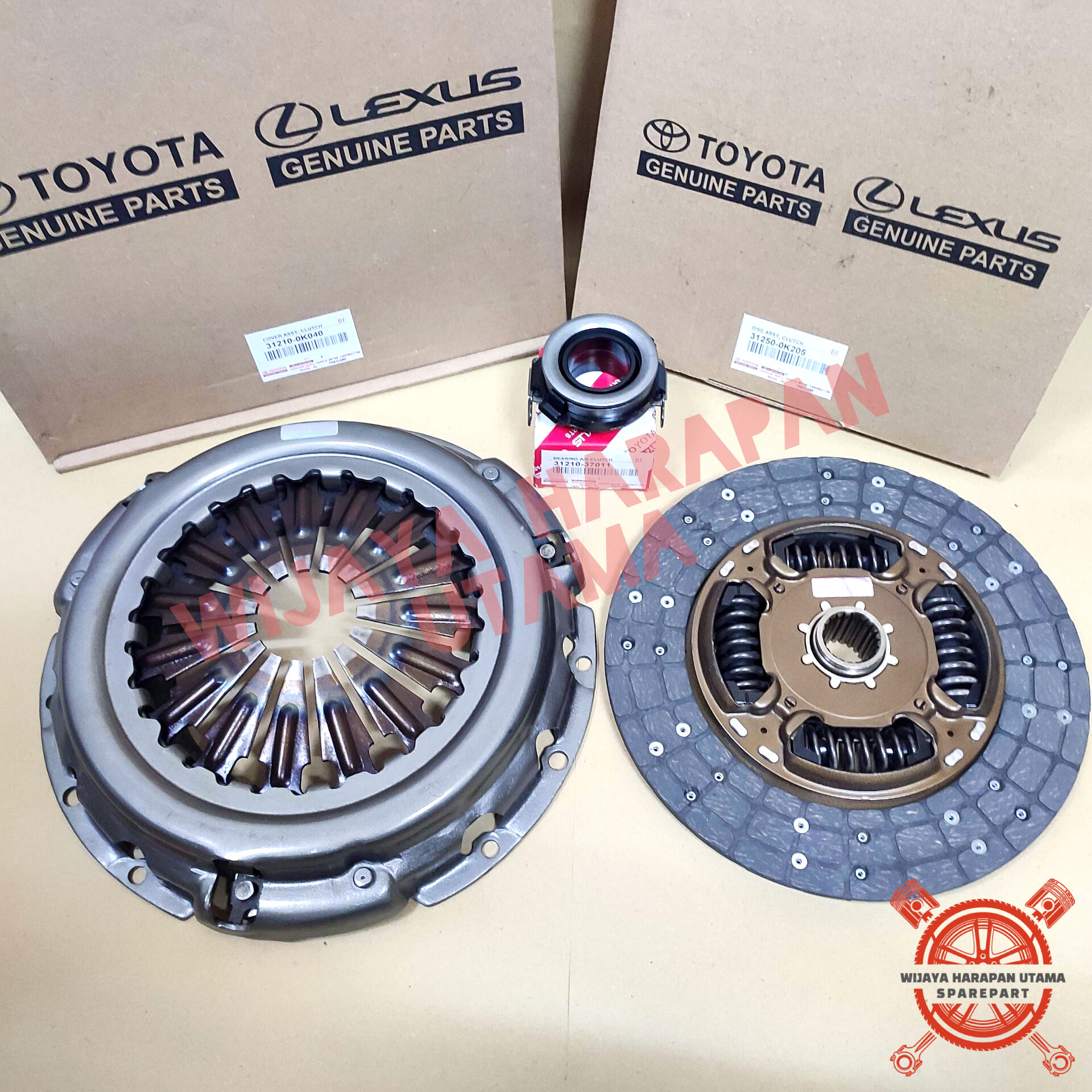 Kopling Full Set Kampas Kopling Set Fortuner Hilux Cc Cc Kd