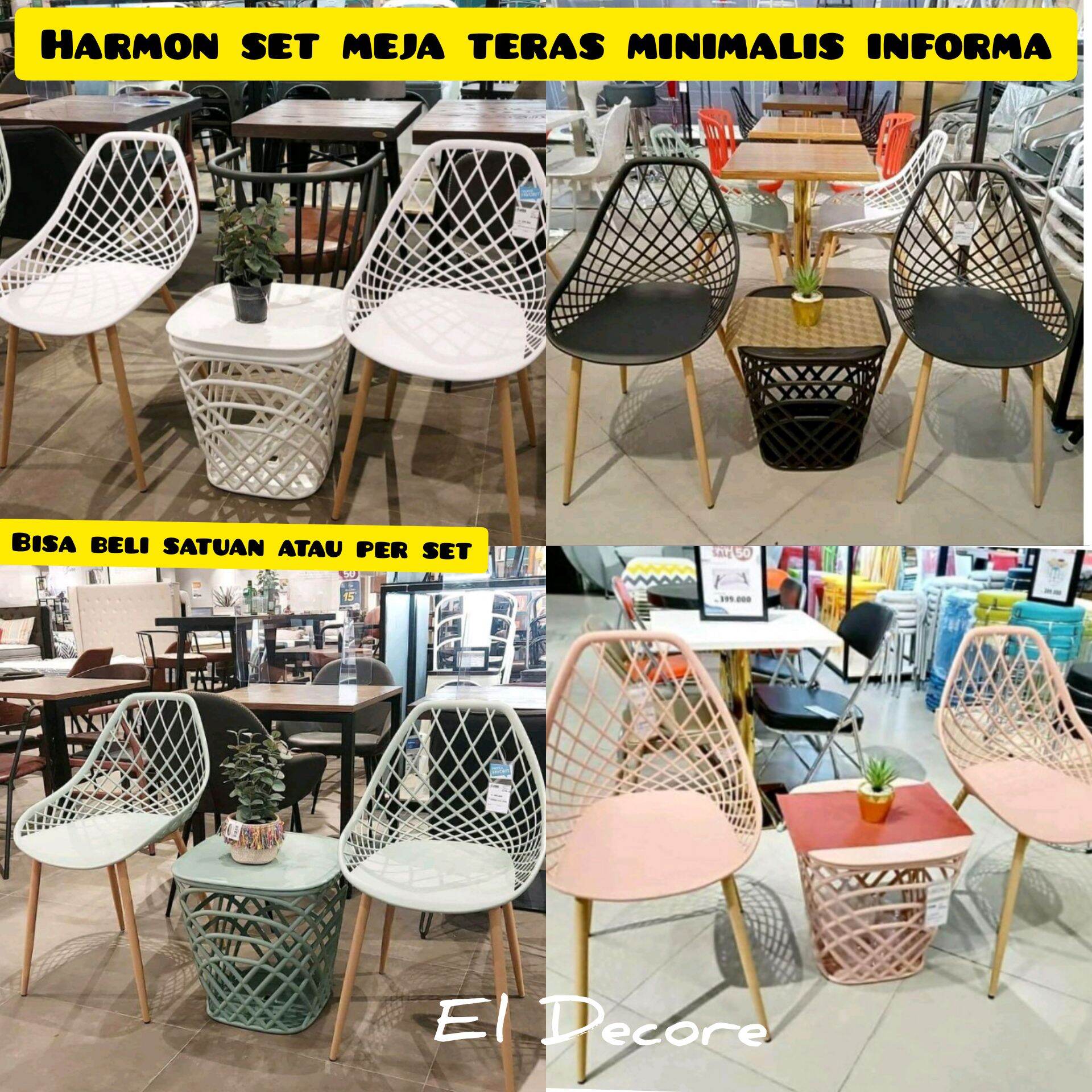 Informa Kursi Teras Minimalis Harmon Lazada Indonesia