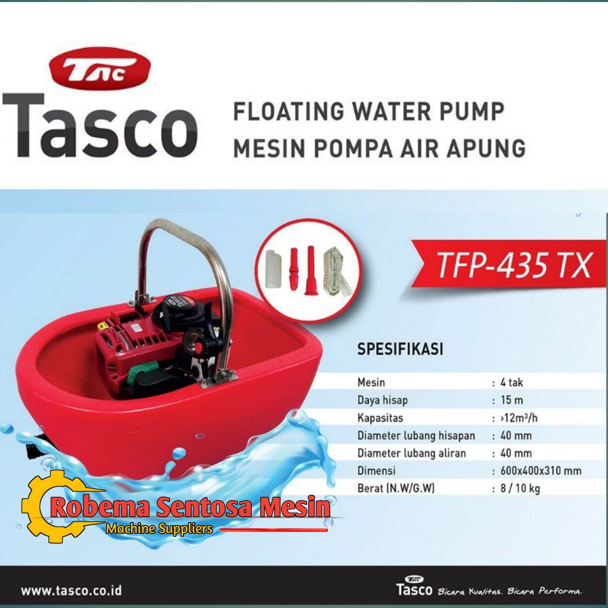 Pompa Apung Air Tasco Mesin Tak Alat Irigasi Floating Pump Lazada