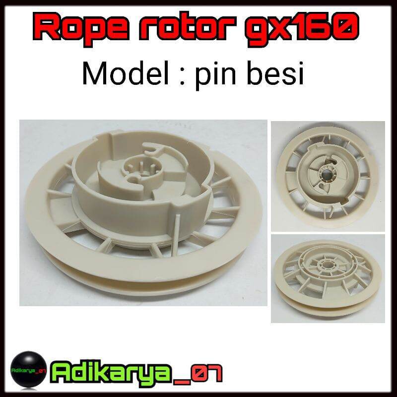 Rope Rotor Recoil Stater Mesin Gx Gulungan Tali Gx Model Besi