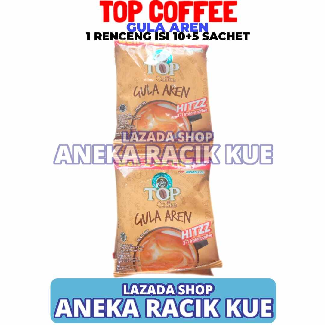 Top Coffee Rasa Gula Aren Renceng Isi Sachet Lazada Indonesia