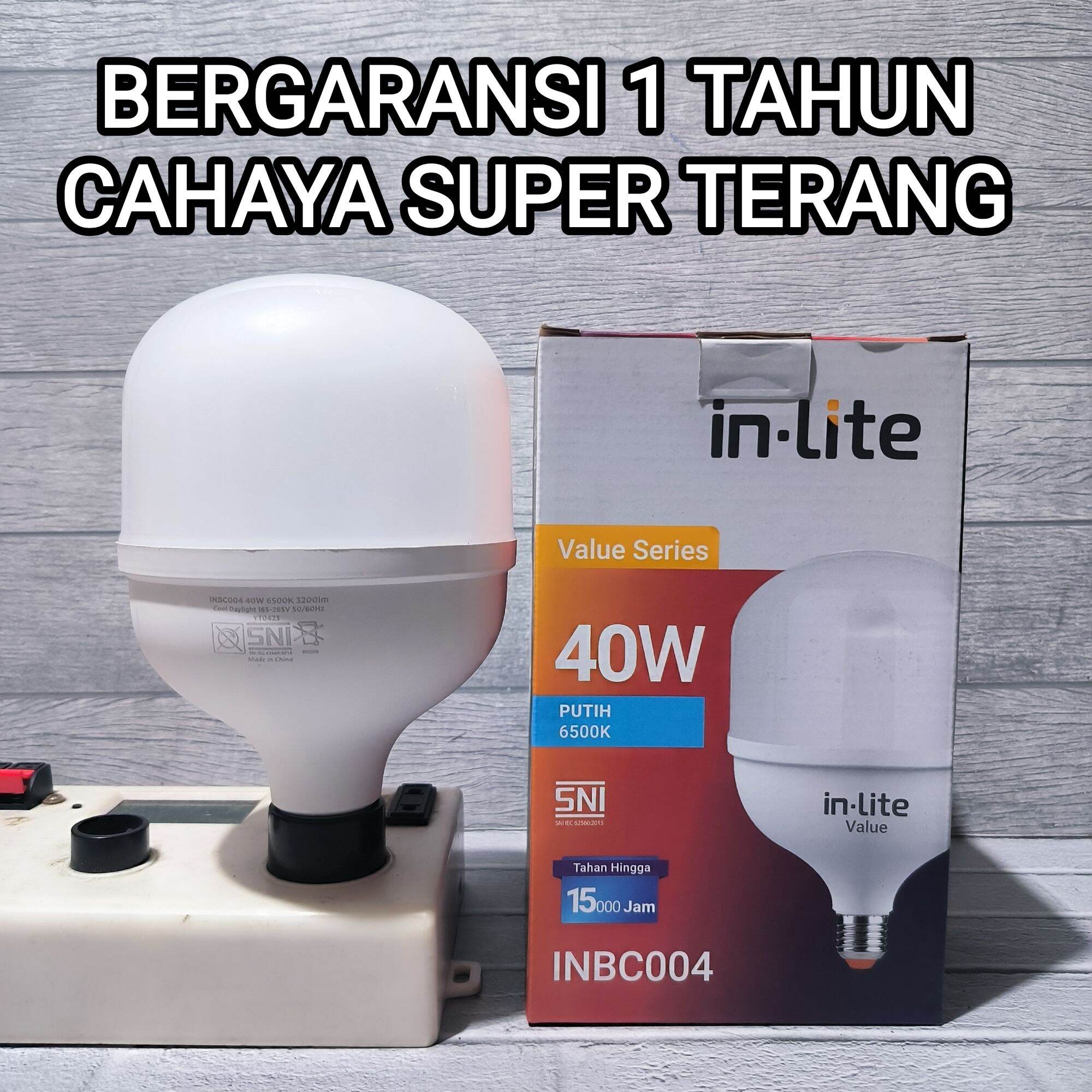 In Lite Lampu Led Capsule Value W Watt Inbc Cahaya Putih K