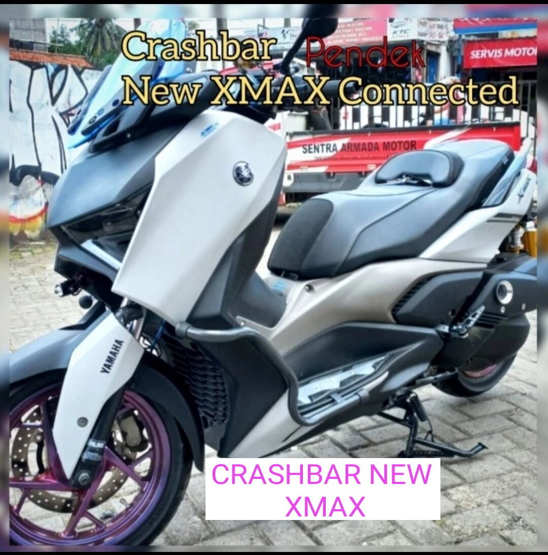 Crashbar NEW XMAX 250 Cc 2023 2024 Tubular Dudukan Lampu Tembak NEW