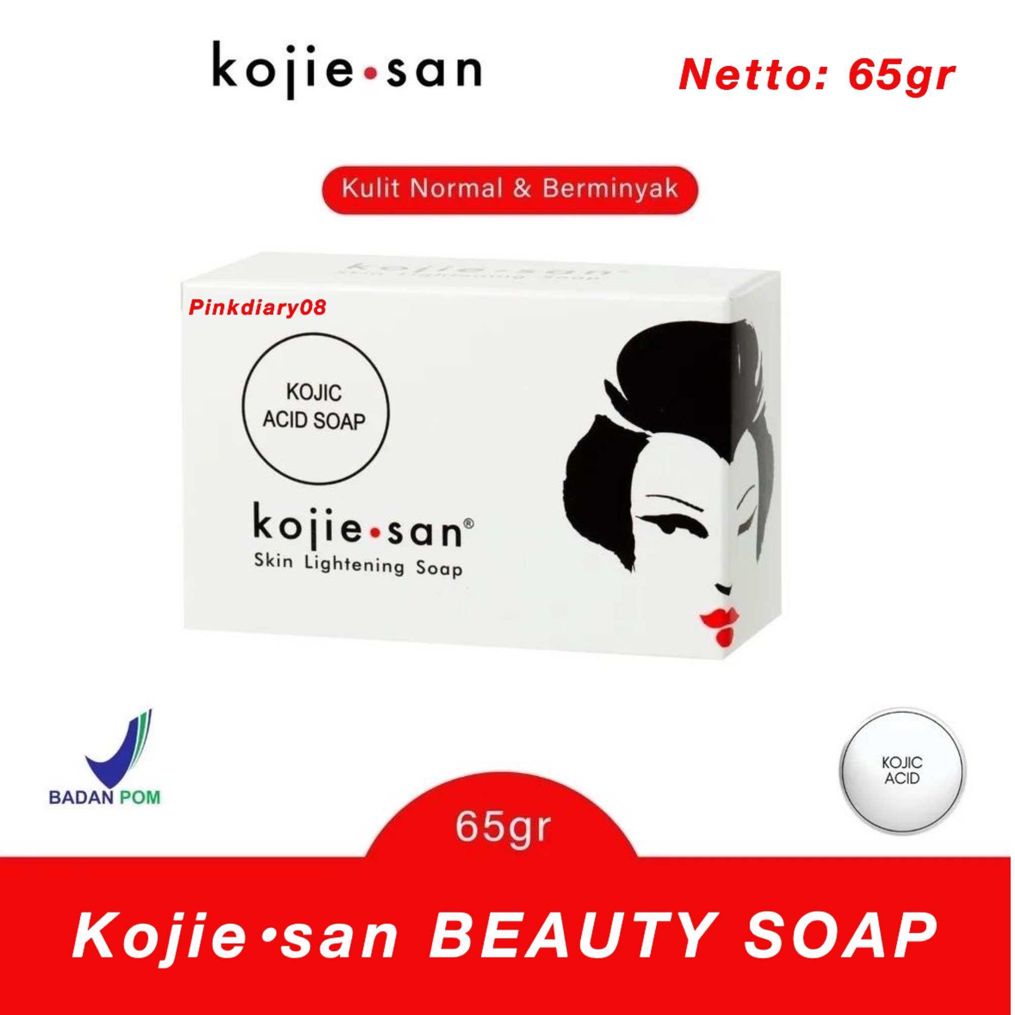 Sabun Wajah Kojie San Soap Kojic Acid Gr Bpom Lazada Indonesia