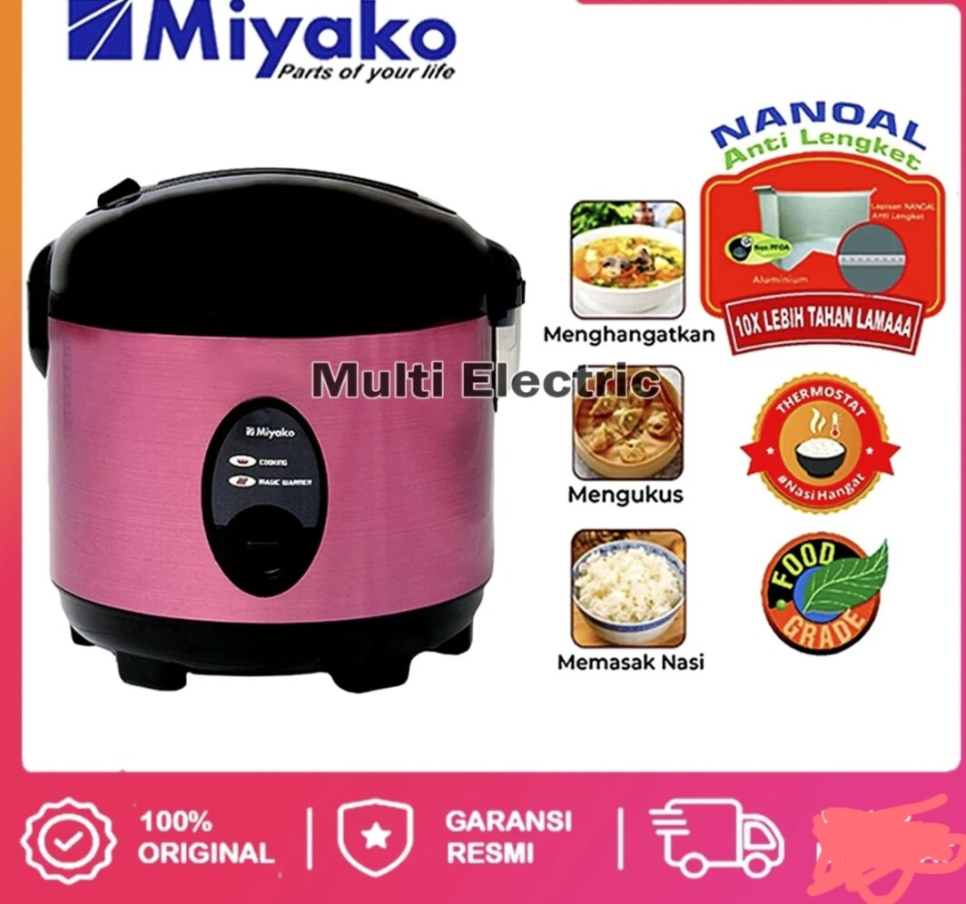 MAGIC RICE COOKER MIYAKO MCM 508SBC MCM508SBC MCM 508SBC 1 8