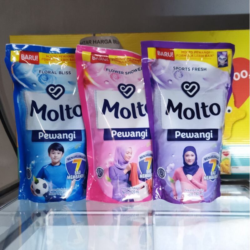 COD MOLTO PEWANGI PAKAIAN KEMASAN 780 ML Lazada Indonesia