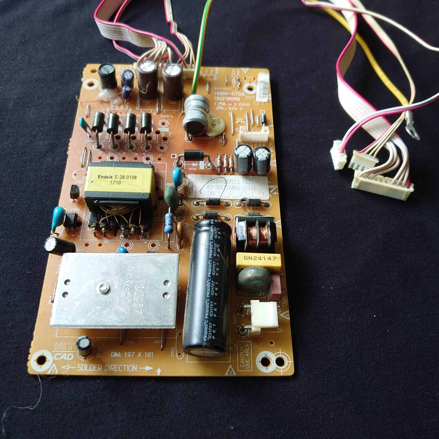 PSU REGULATOR POWER SUPPLY BOARD TV LED Polytron PLD 32V7511