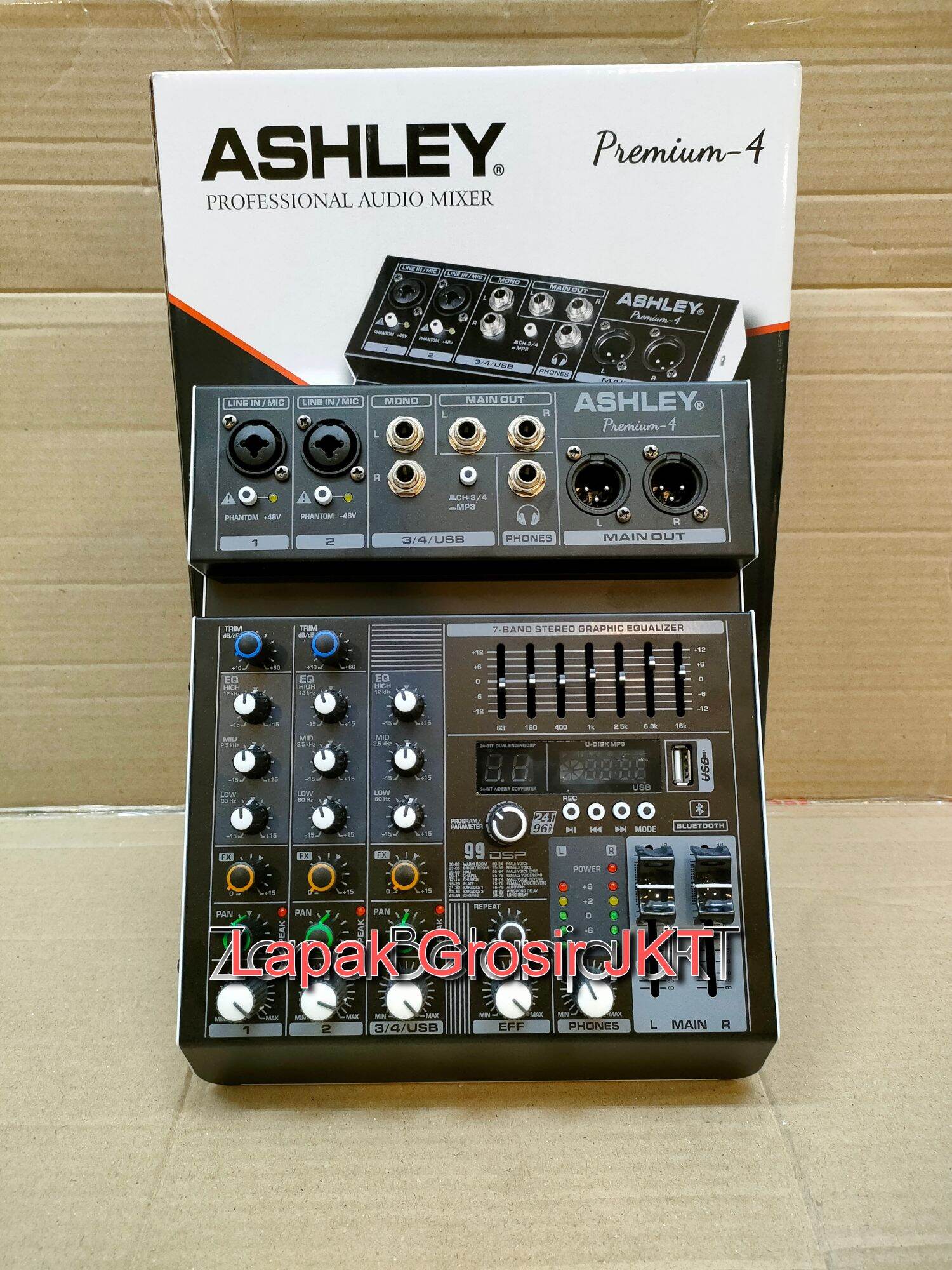 Mixer Ashley Premium Premium Channel Usb Bluetooth Original