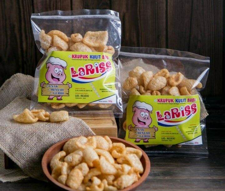 Krupuk Kulit Babi Larisa Khas Bali Gr Lazada Indonesia