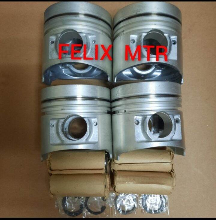 Piston Assy Set Atau Seher Komplit Full Baja Mitsubishi L Cc